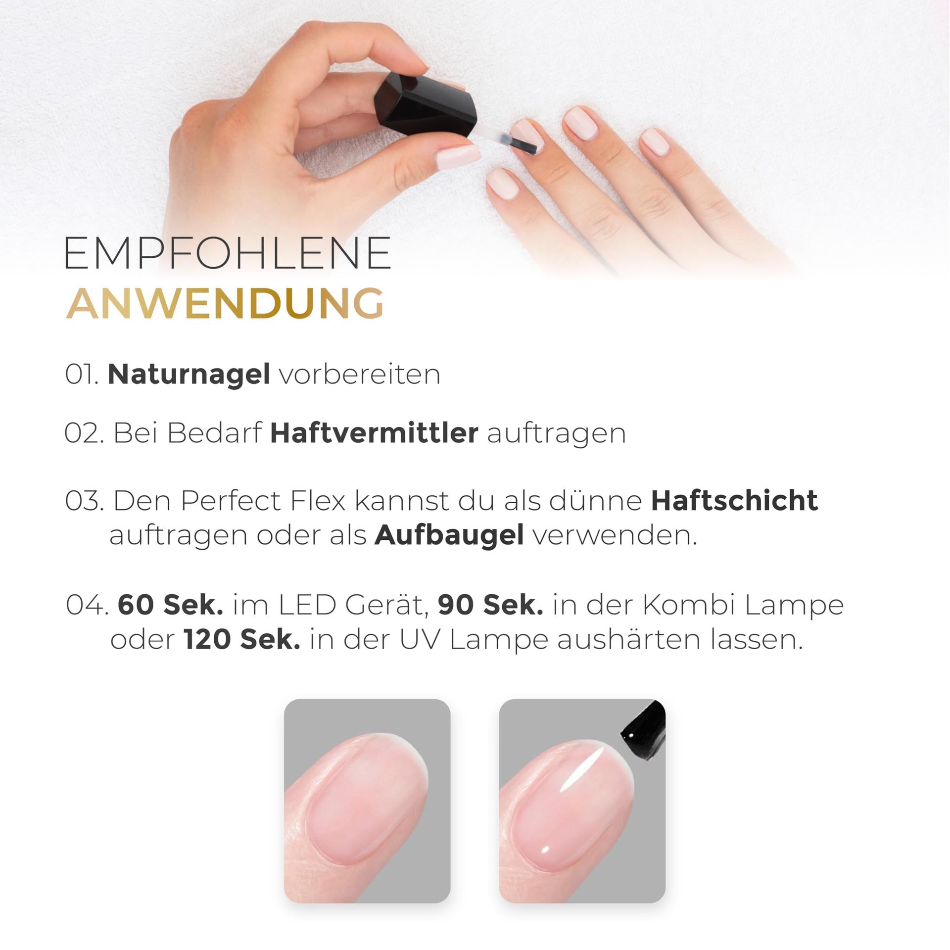 Lynis Nailshop painduv Rubber Base geel – tugev alus 10 ml – pakend ja tarvikud