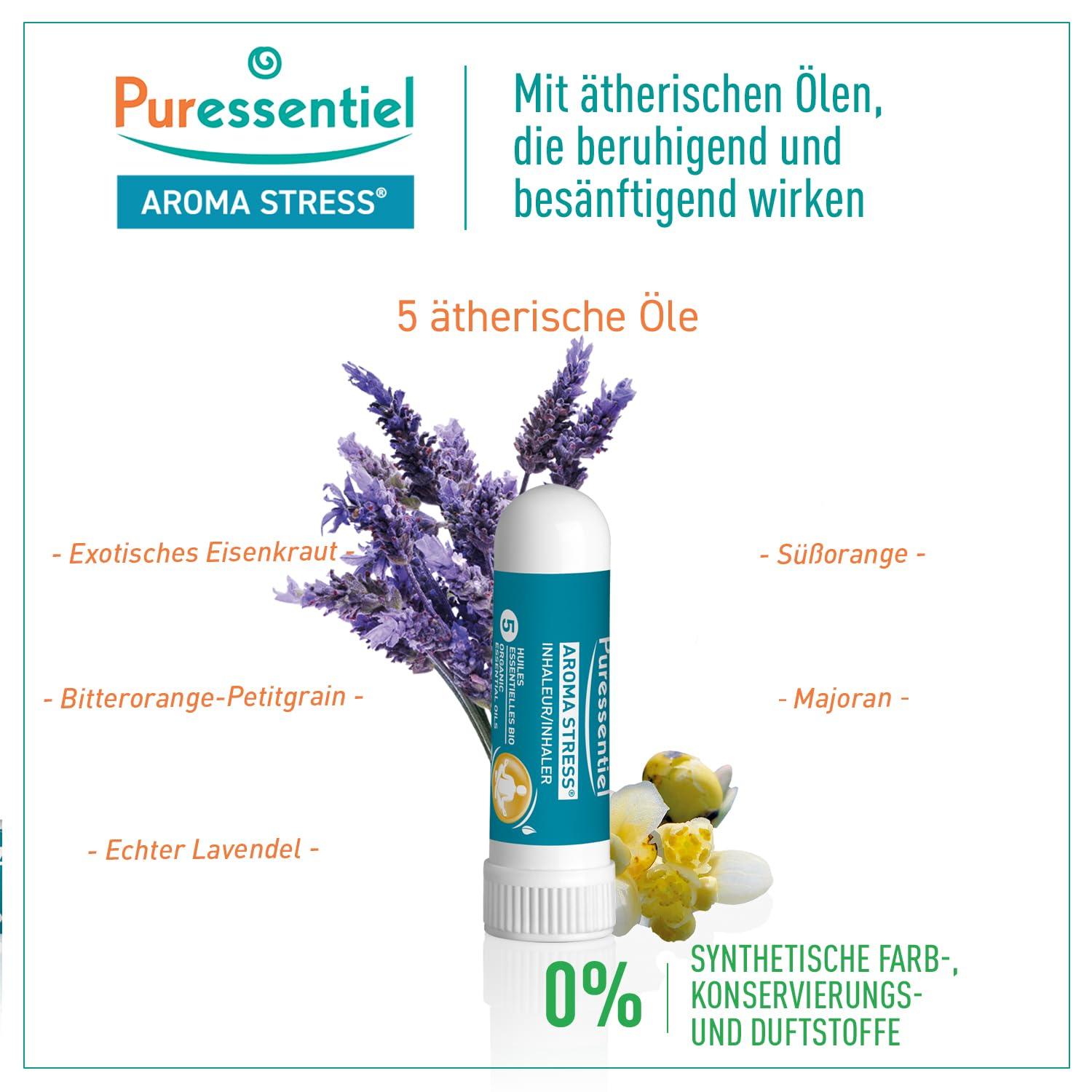 Puressentiel lõõgastav inhalatsioonirull stressi leevendamiseks – detailne vaade