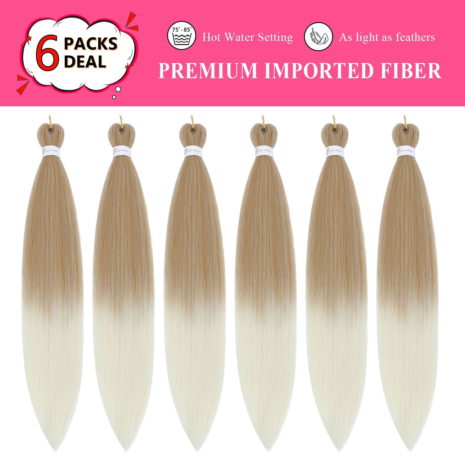 Firstcyh Hair pikk pre-stretched punutav juuksepikendus – kasutusnäide