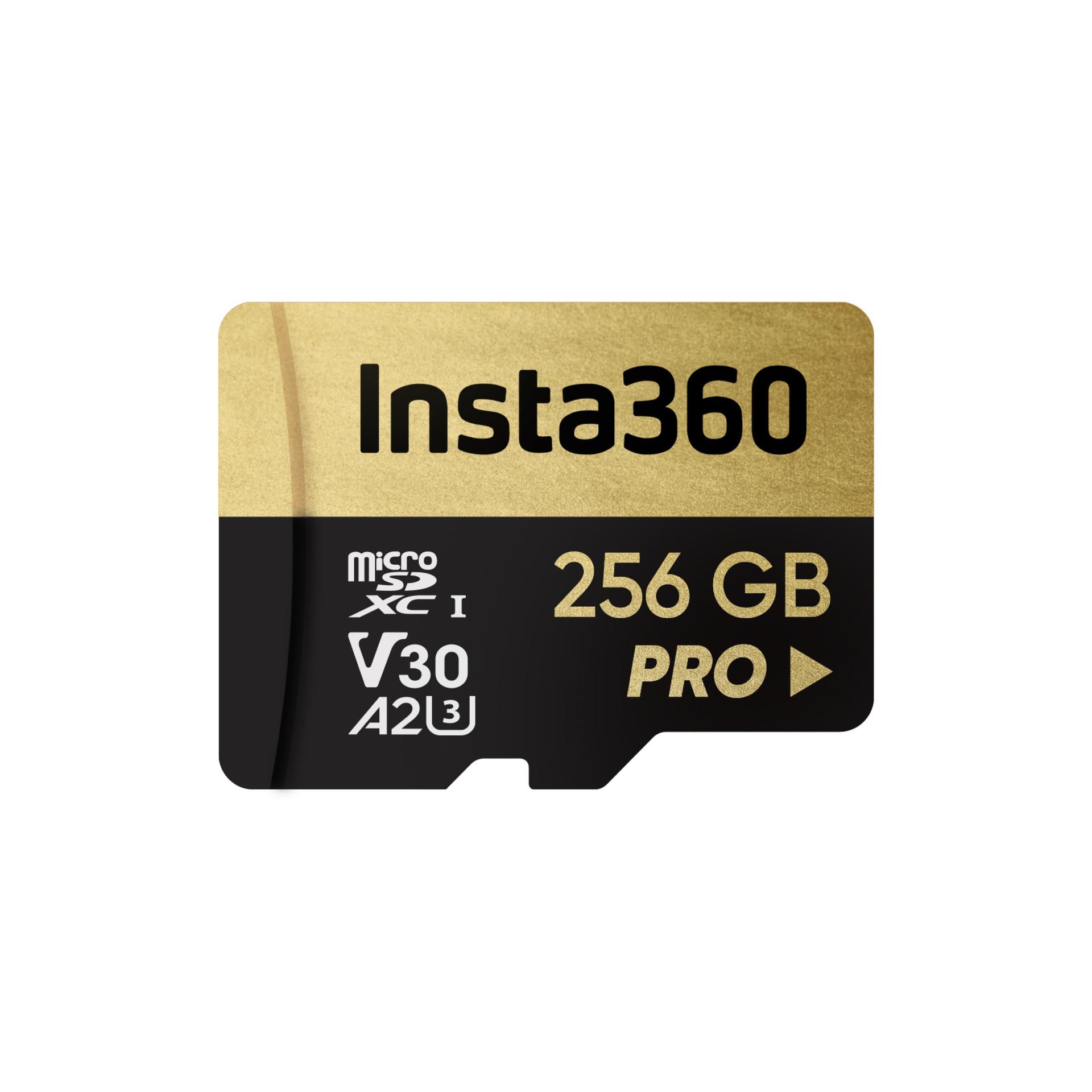 Insta360 256 GB microSDXC — kiire salvestus ja usaldus