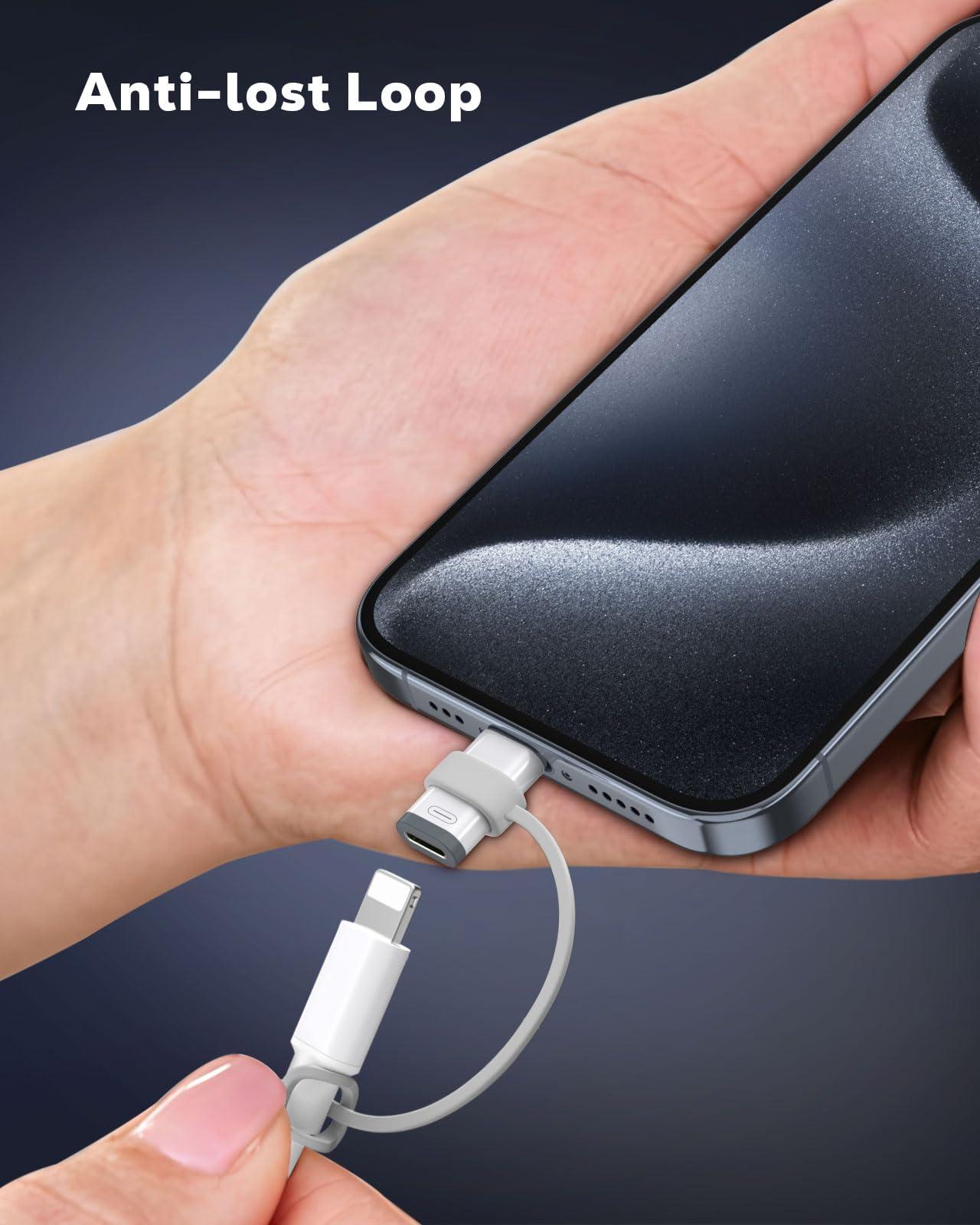 MoKo vastupidav Lightning–USB-C adapter reisiks ja koduseks – lisavaade