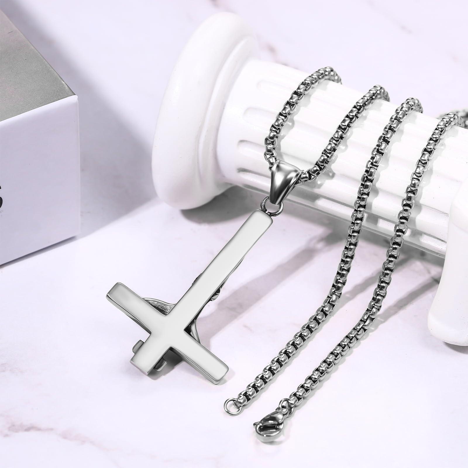 JewelryWe roostevaba ristiga kaelakee – julge stiiliaksent – lisavaade