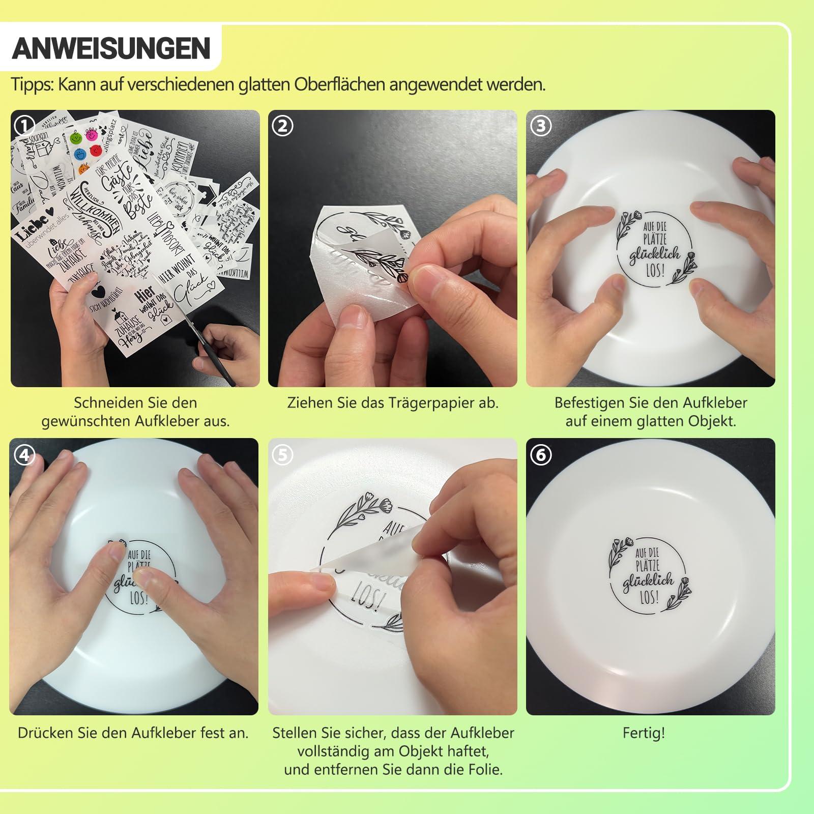 Tixlux dekoratiivne ülekandesticker komplekt — mitmekülgne DIY – pakend ja tarvikud