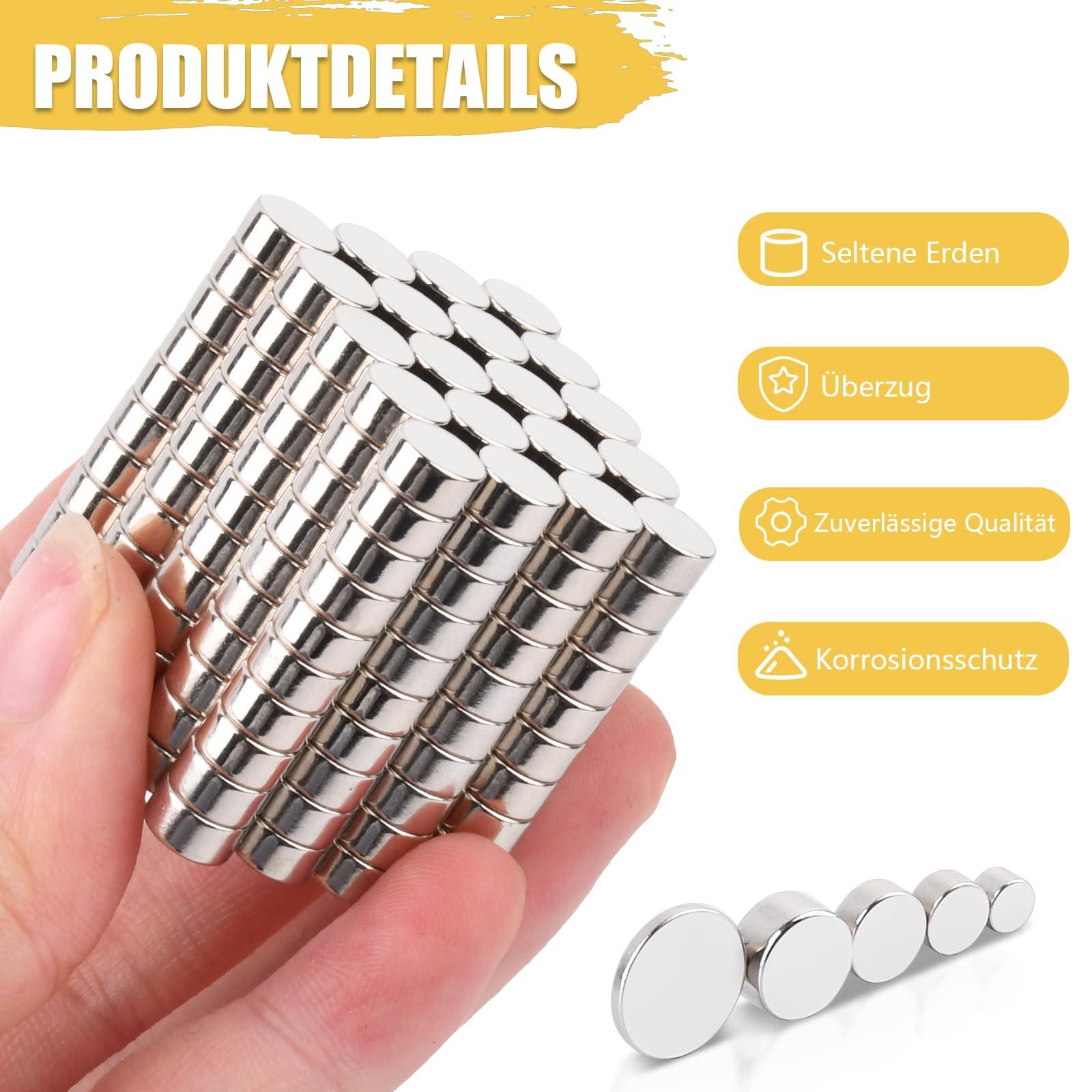 FPMYB tugeva neodüüm-magnetiga 4×2 mm komplekt – kasutusnäide