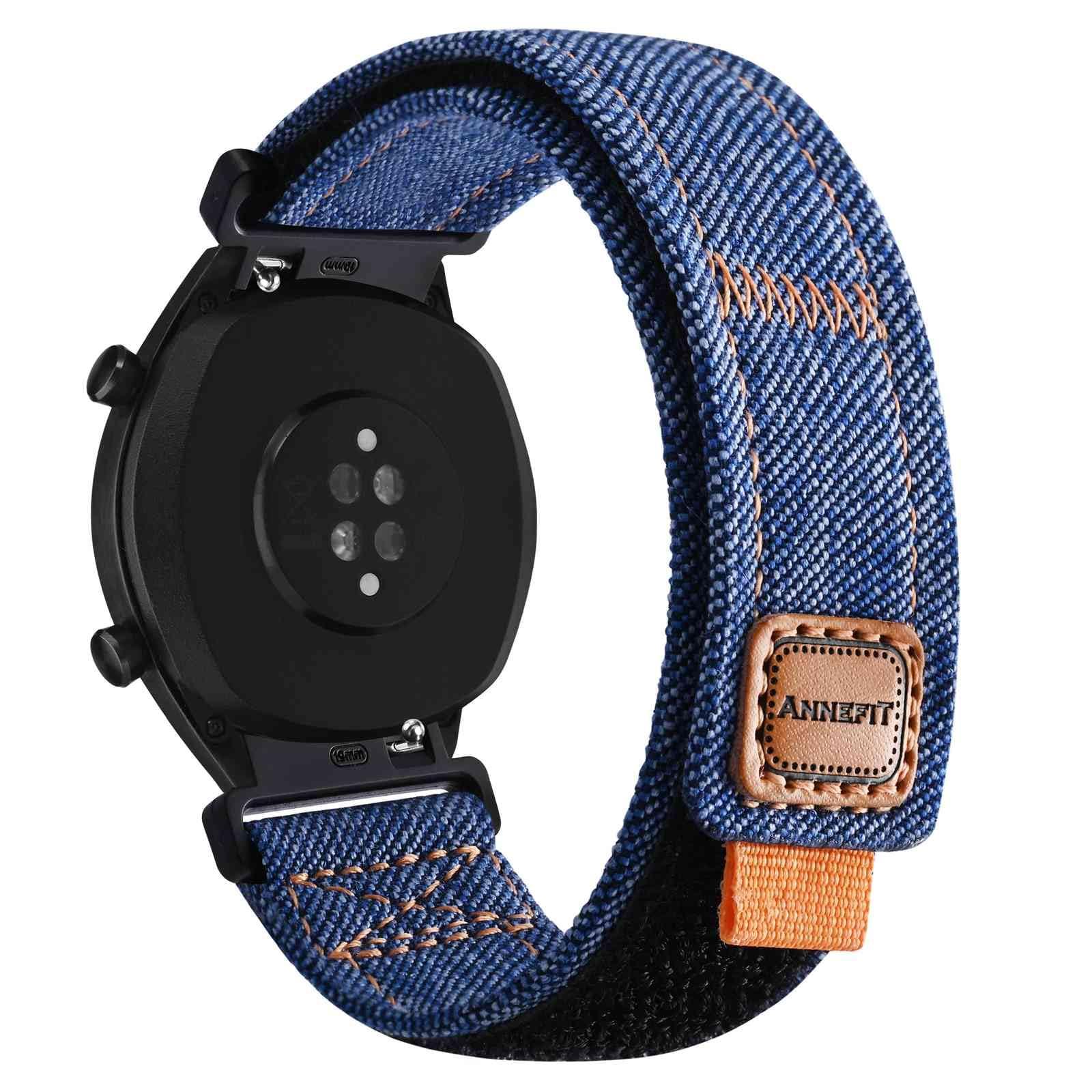 ANNEFIT denim-tekstiilist kellarihm — mugav ja vastupidav 21mm – pilt 8