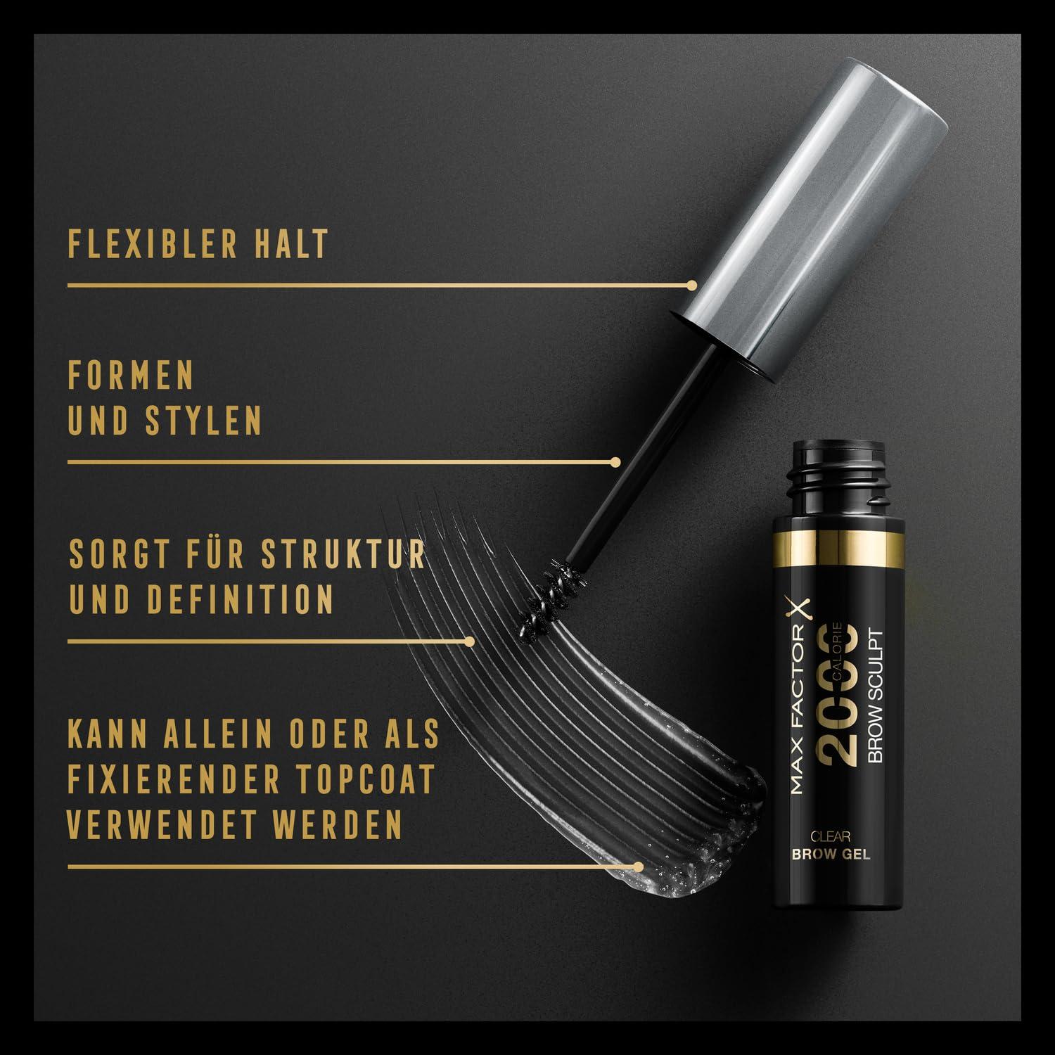 Max Factor läbipaistev Brow Sculpt geel — volüüm ja püsiv – pilt 9
