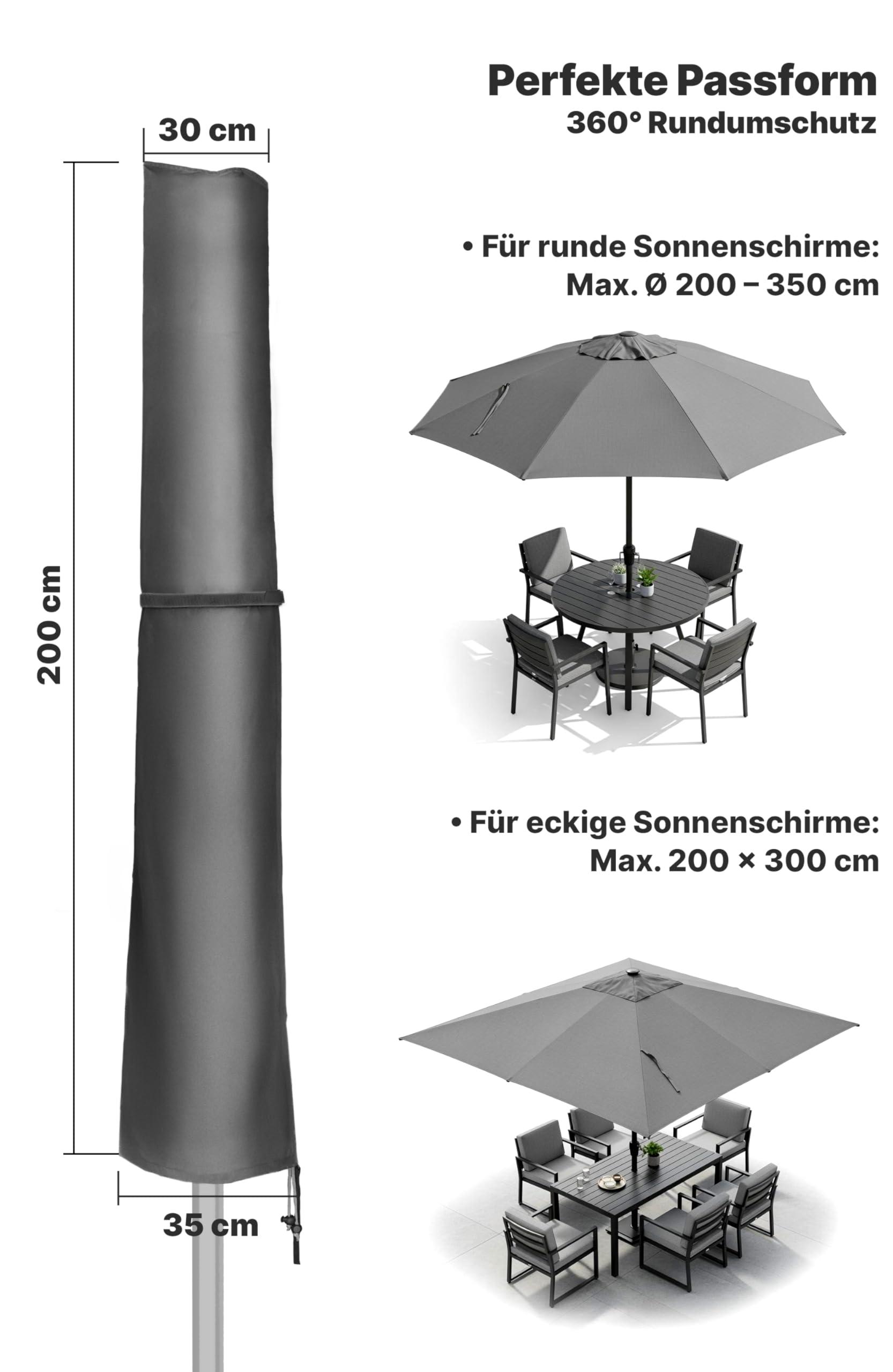 4smile vastupidav päikesevarju kott – ilmastikukaitse aiaks – kasutusnäide