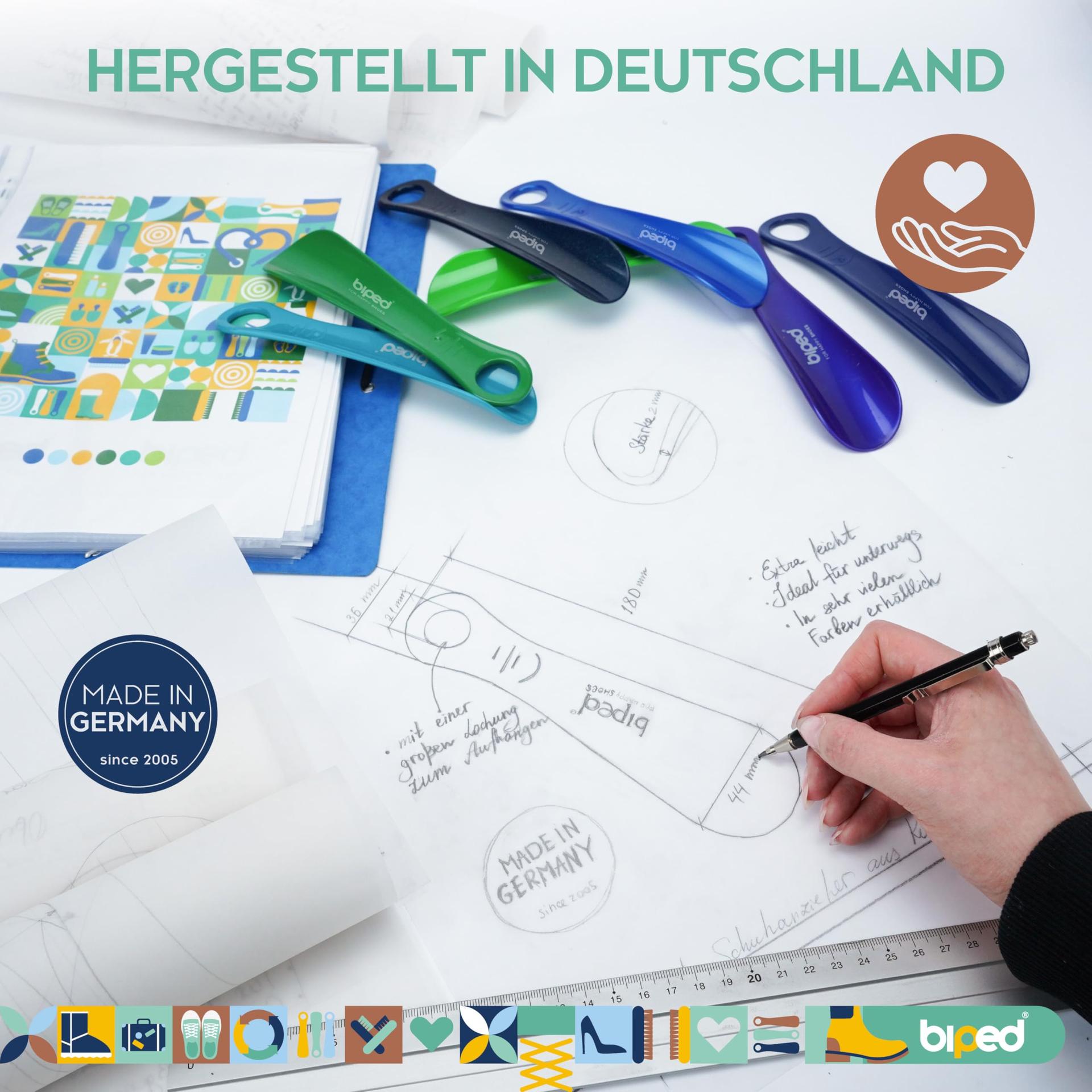 Die Schuhanzieher kompaktne reise-sukahõlbik 18 cm magenta – kasutusnäide