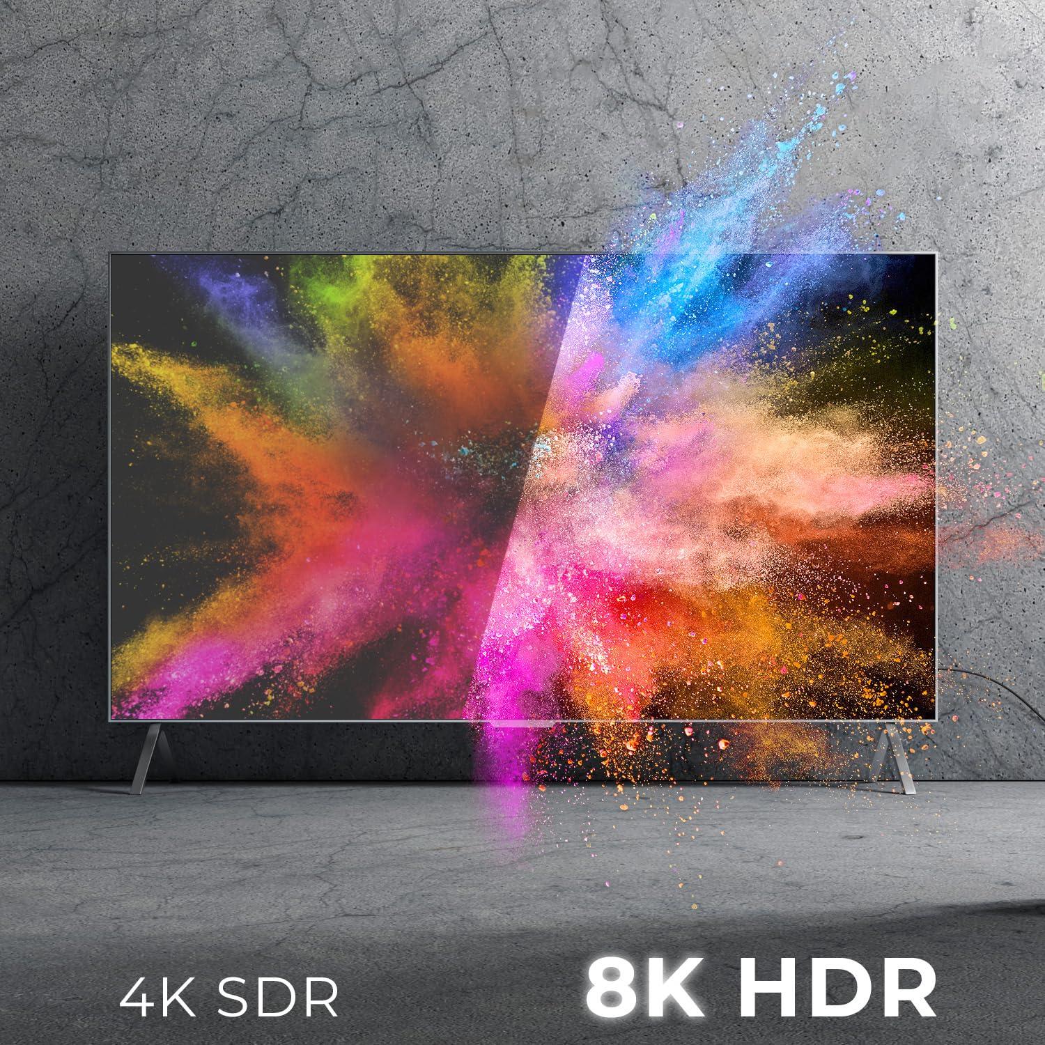 deleyCON alumiinium HDMI-adapter 8K kvaliteediga ja – lisavaade