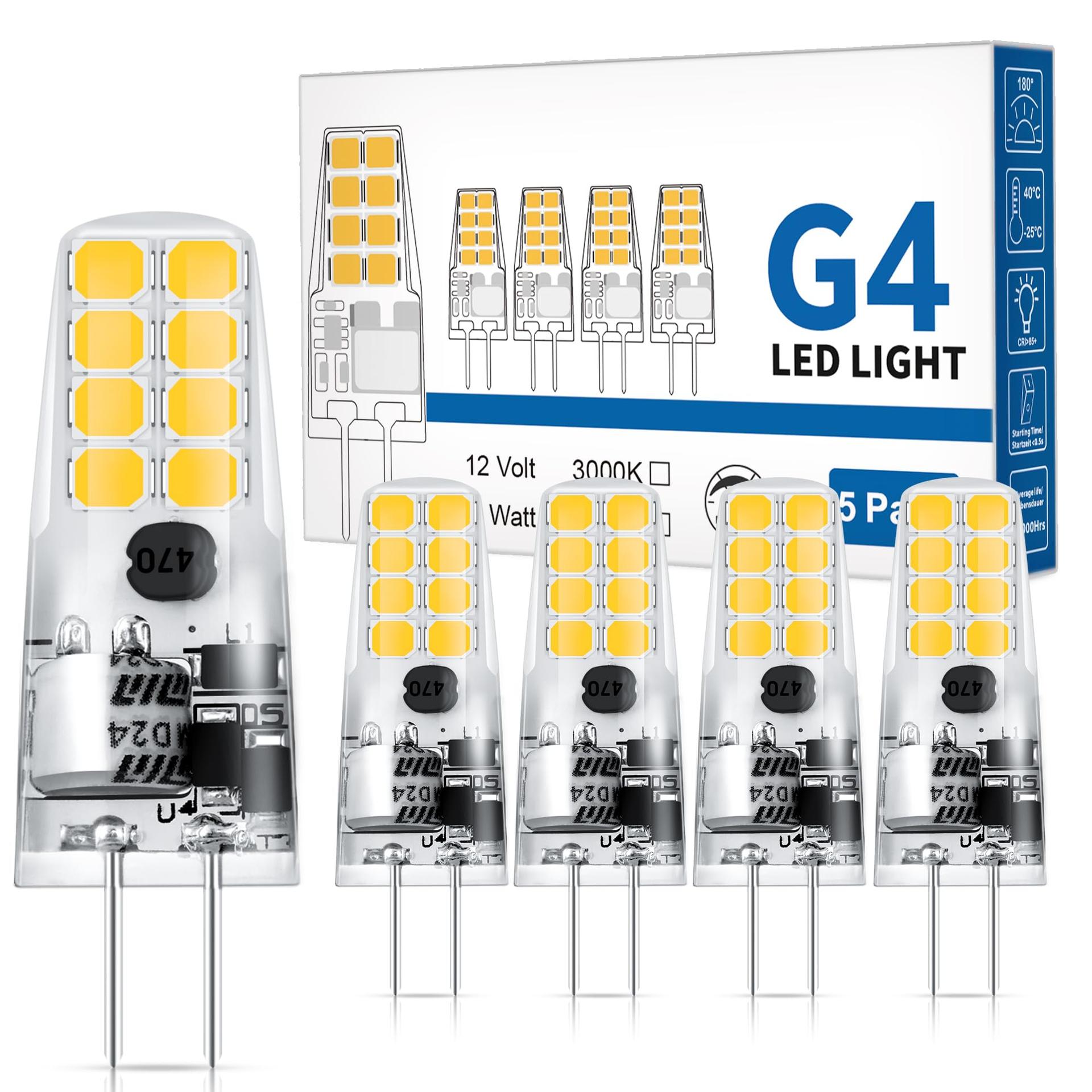 EvaStary G4 LED lambid 2W — energiasäästlik ja soe valgus