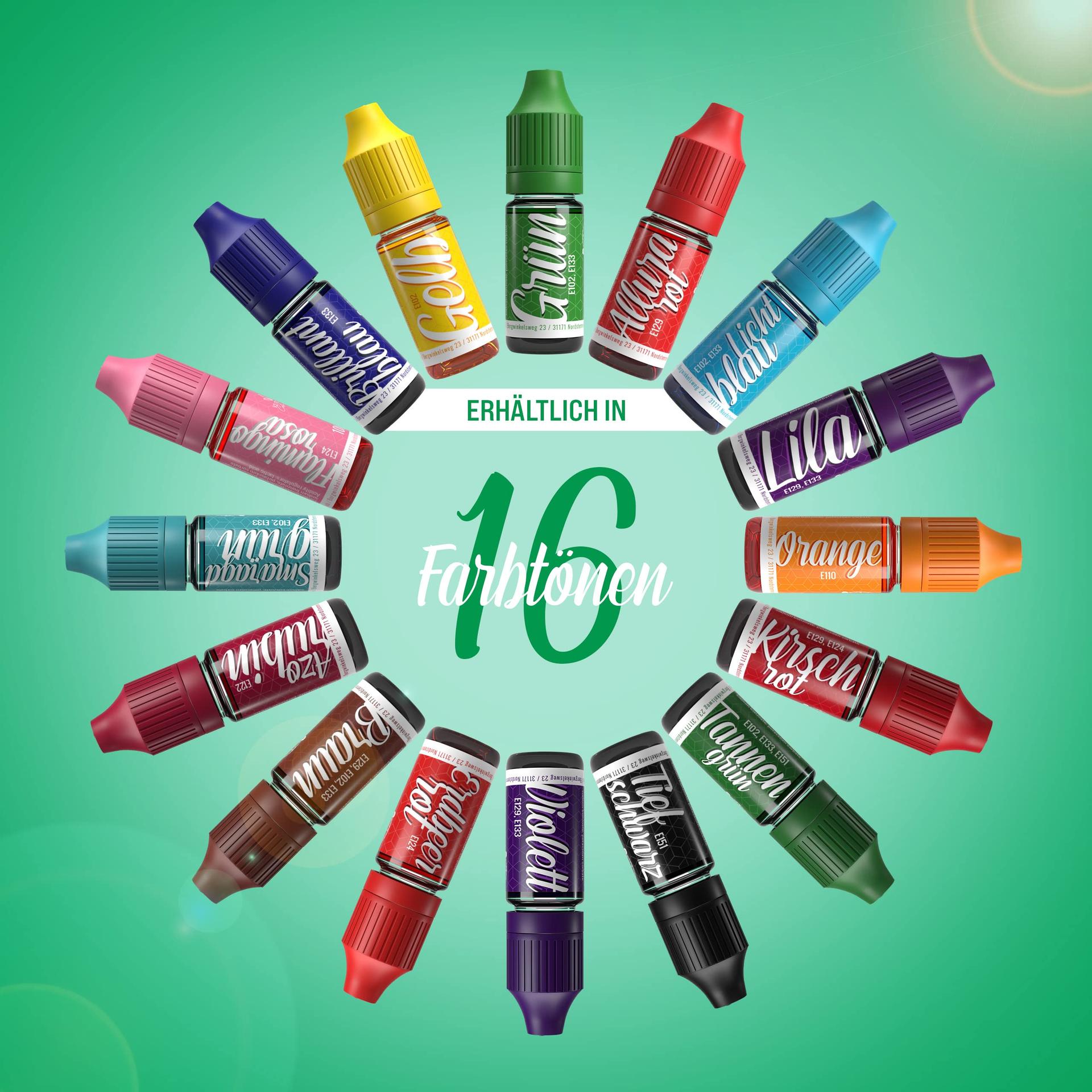 Belissia smaragdroheline toiduvärv 10ml — intensiivne sära – pilt 8
