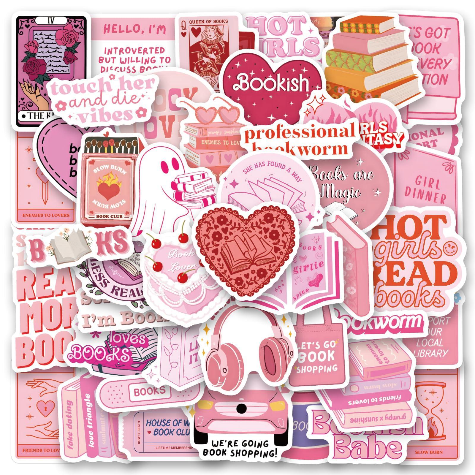 Moguri roosad raamatu-stickerid — dekoratiivne komplekt