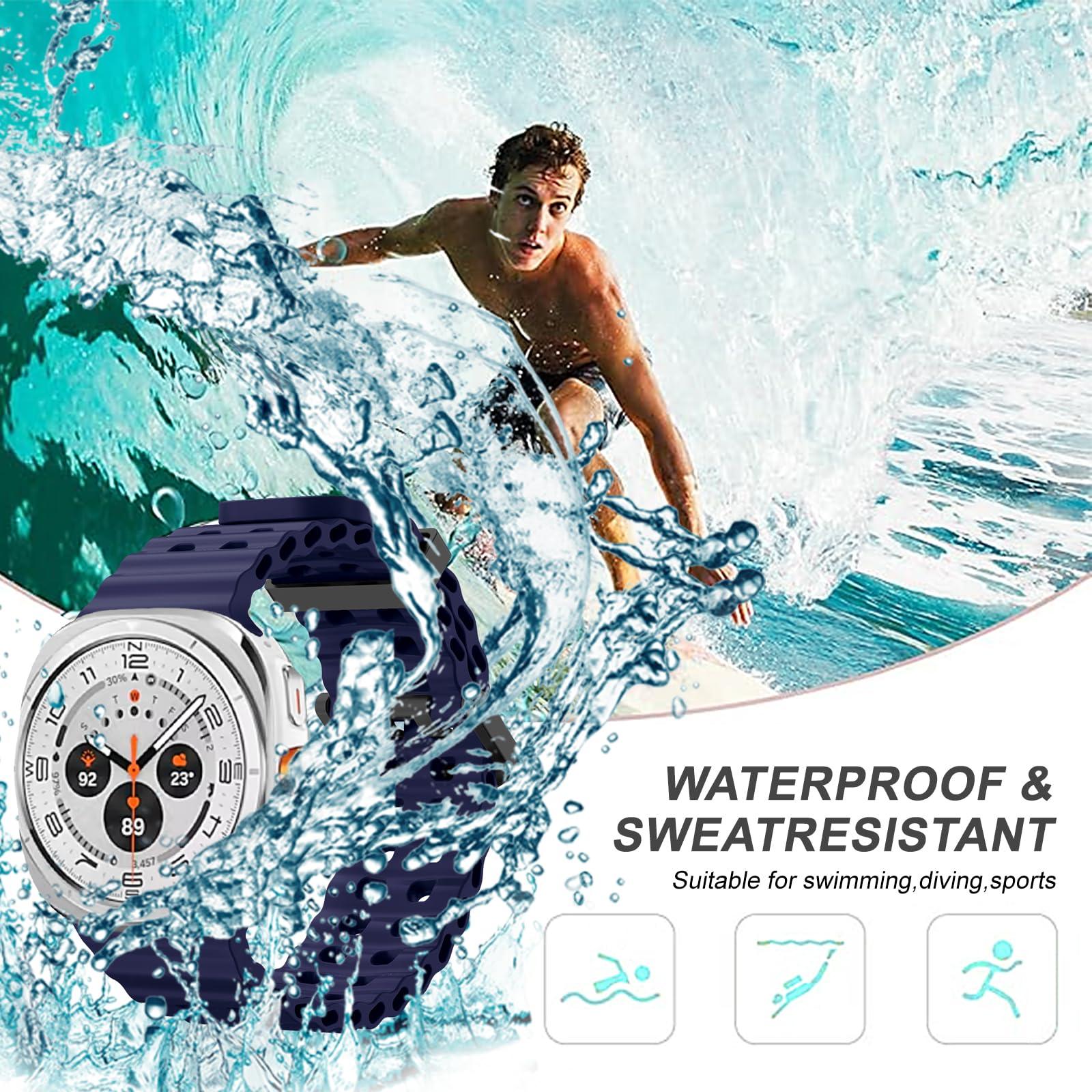 Songsier pehme silikoonrandmepael – sobib Galaxy Watch Ultra 47mm – kasutusnäide