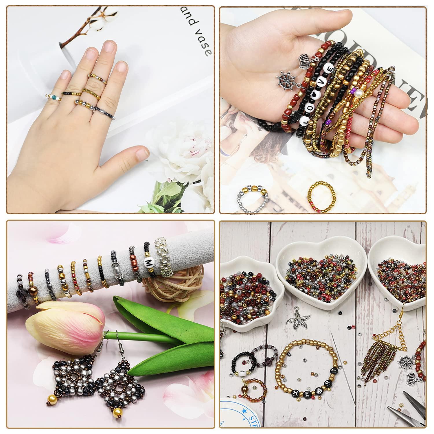 VOOMOLOVE klaashelmed 3 mm kuldne komplekt – DIY ehetele – lisavaade