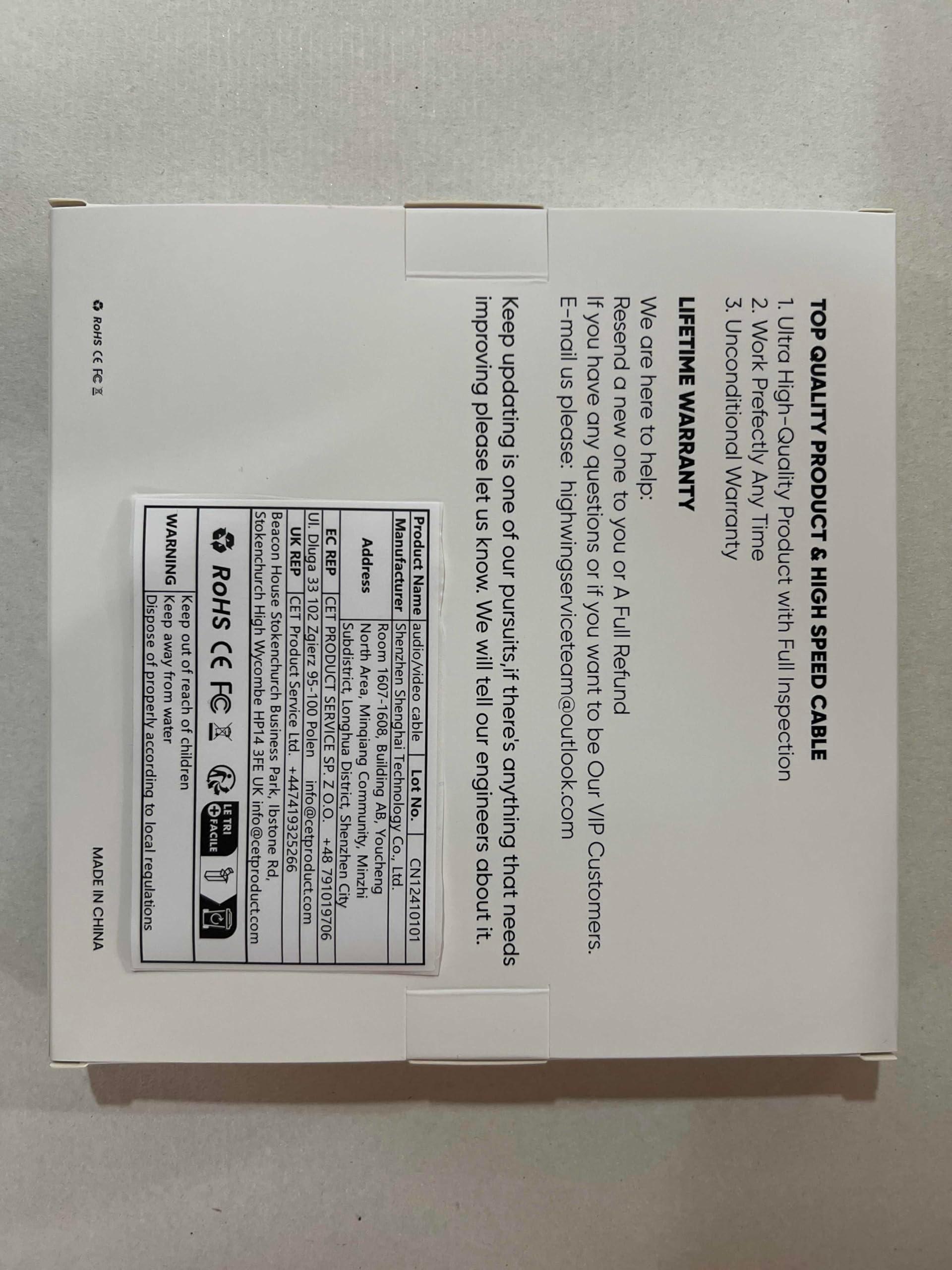 Highwings tugev HDMI-pikendus 0,3 m – vastupidav ja kiire – pilt 8