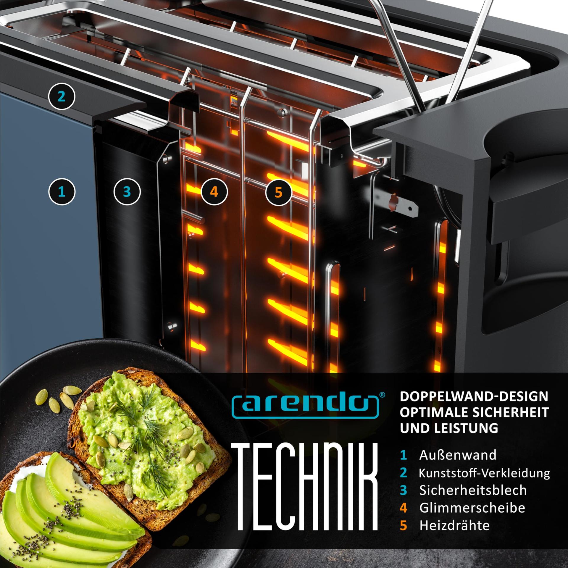 Arendo roostevaba touch-toaster – kodu ja eluase – lisavaade