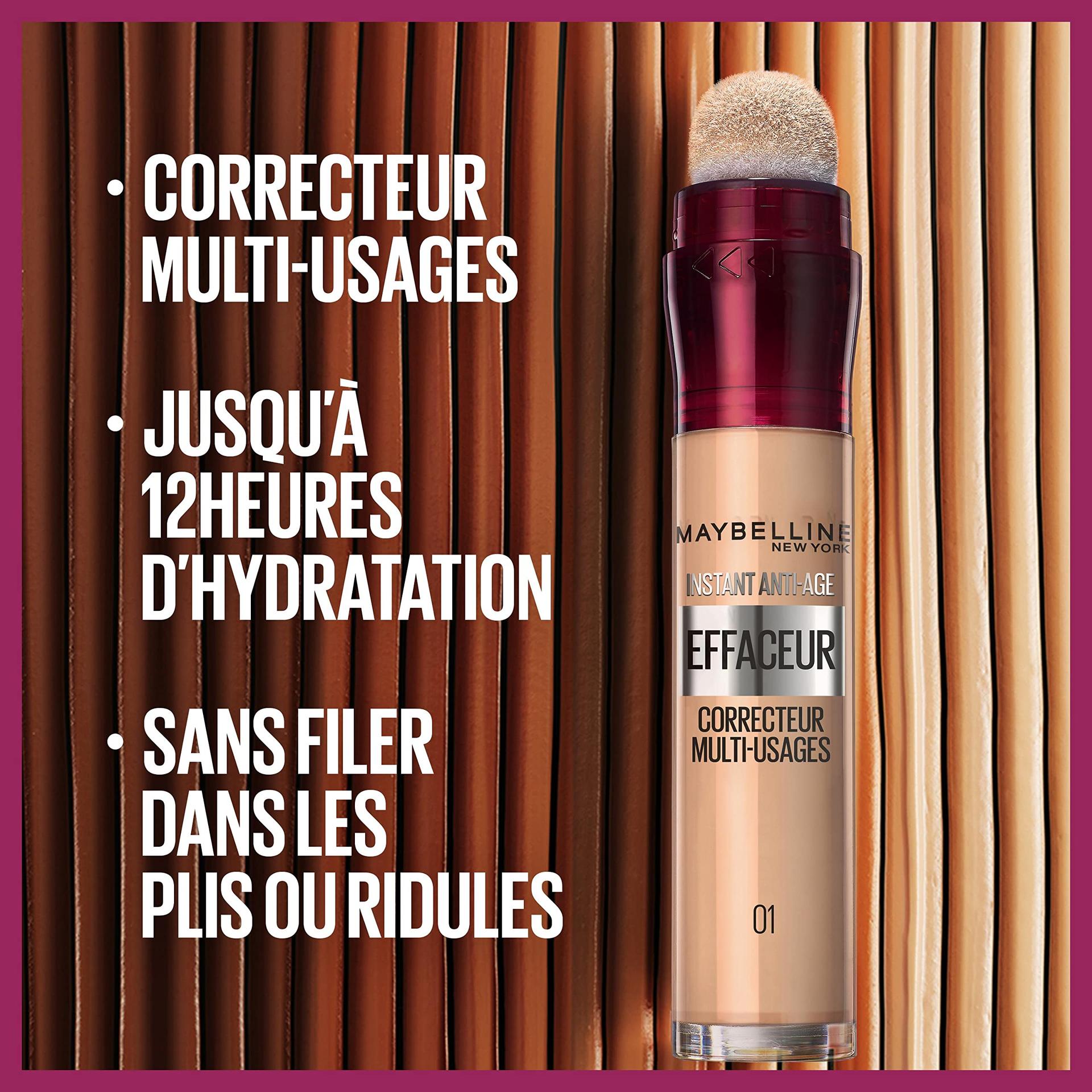 MAYBELLINE vedel peitekreem naha sära ja korrektsiooniga – lisavaade