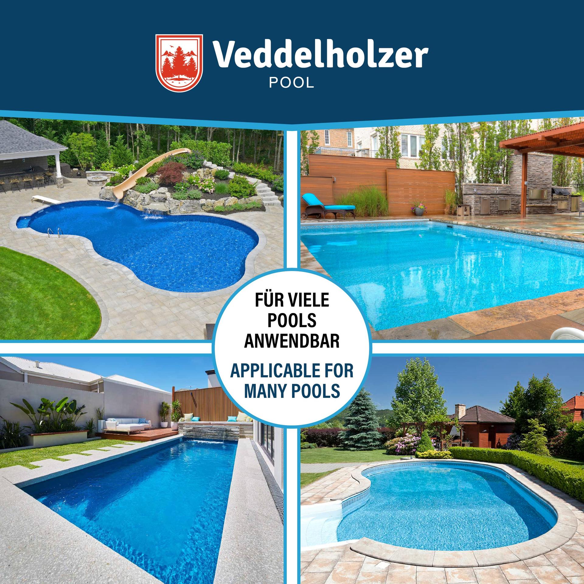 Veddelholzer MiniPoolSetFBA 5-in-1 basseinikomplekt – kasutusnäide