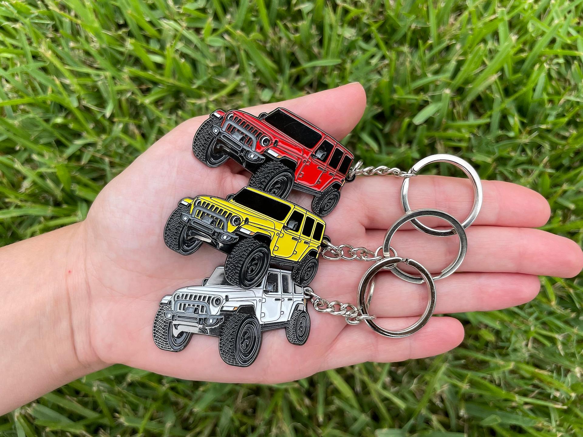 FOUR WHEEL BEAST metallist Jeep ripats – vastupidav kingitus – pakend ja tarvikud