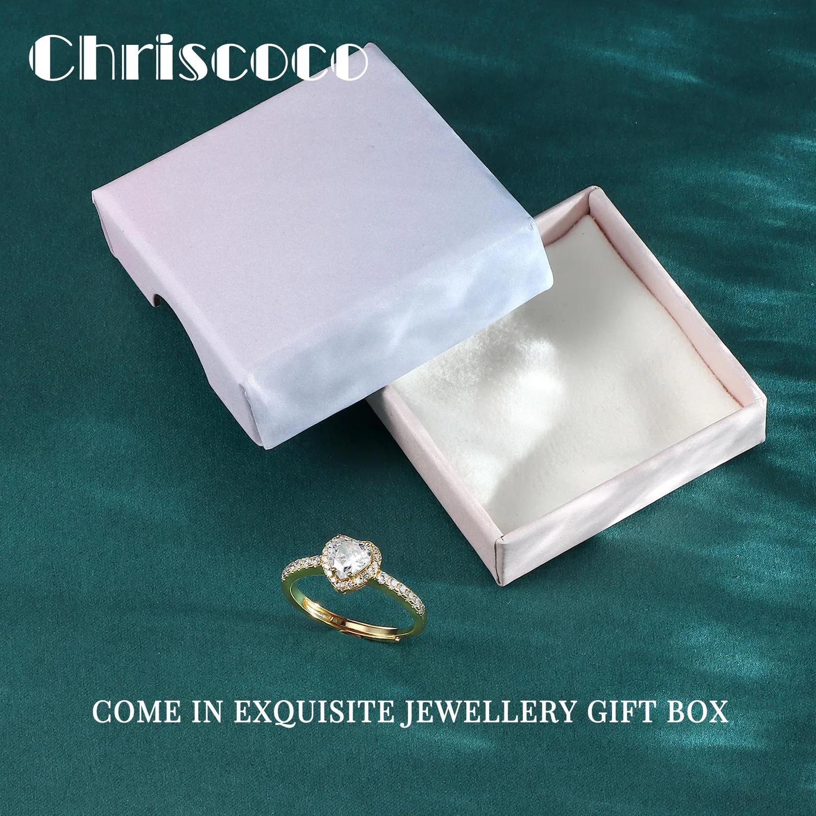 Chriscoco sterling-silberist südamering — reguliseeritav – kasutusnäide