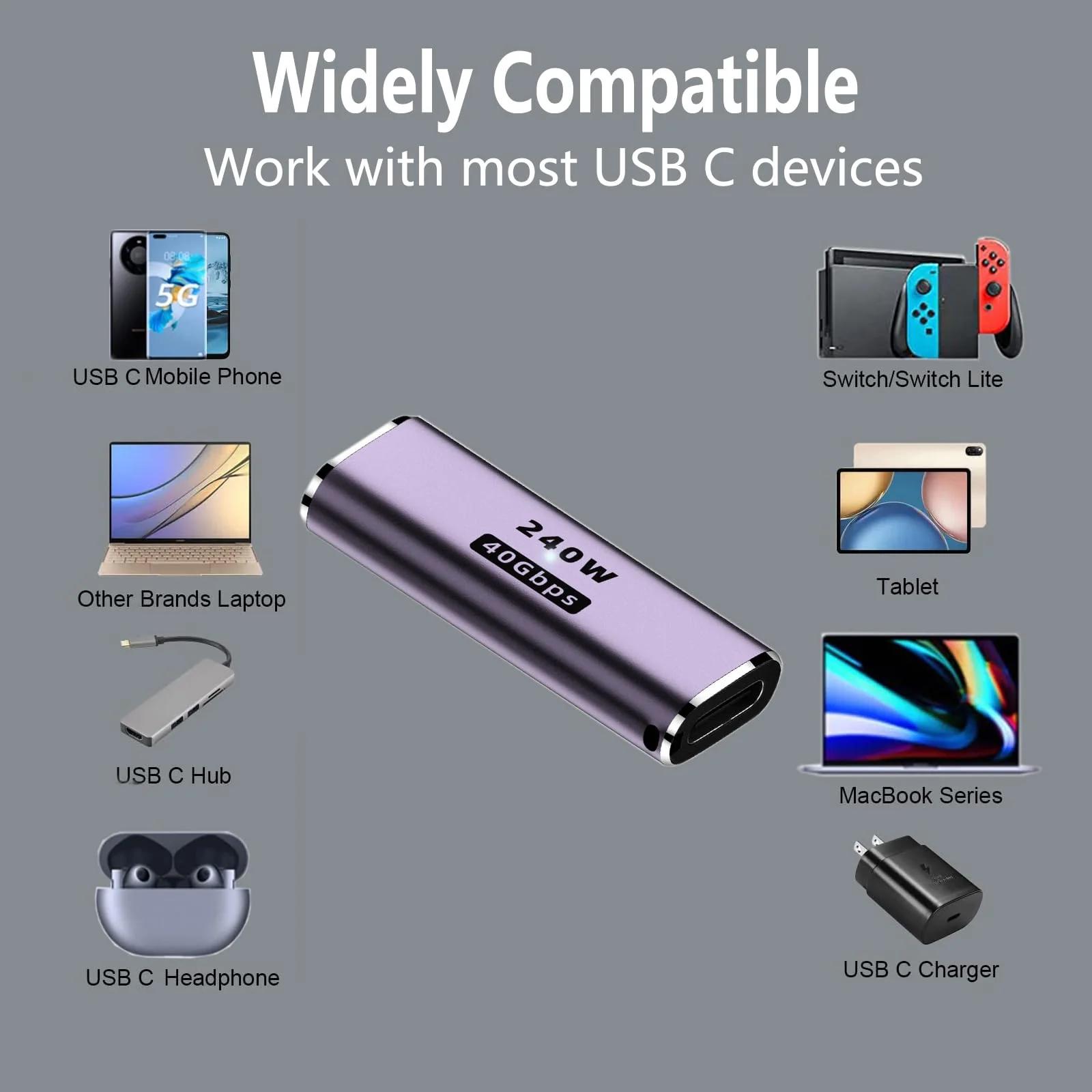 YUNKOZAND vastupidav 90° USB‑C adapter — kaitse ja mugavus – lisavaade