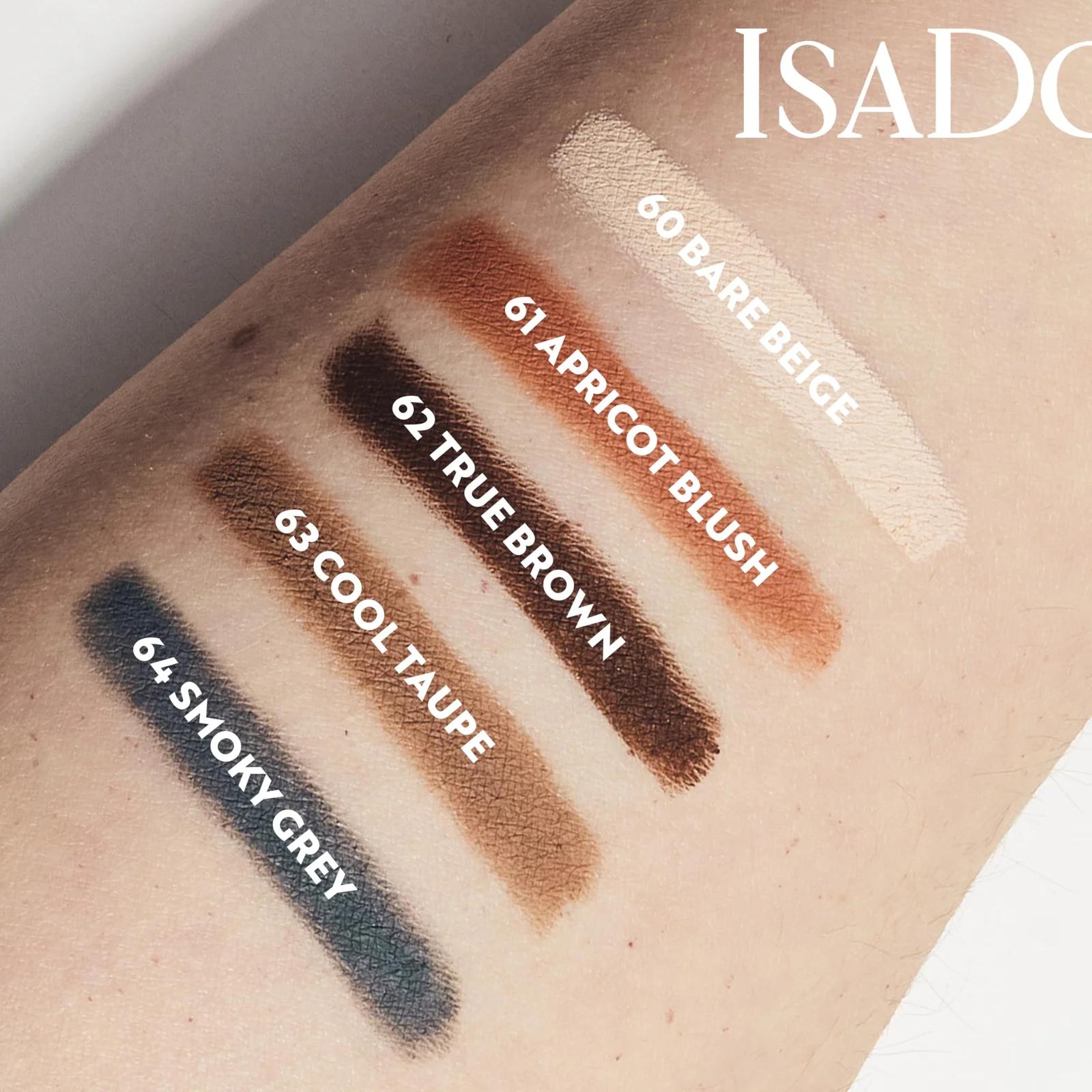 Isadora – mitmekülgne vegan silmapliiats ja lauvärv 63 Cool Taupe – lisavaade