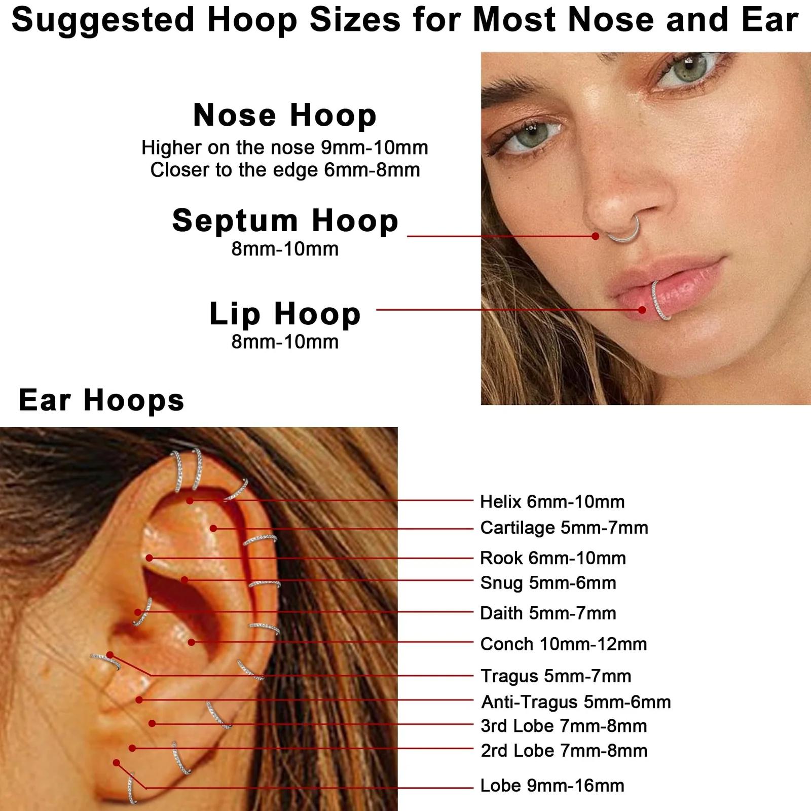 Morfetto kuldne kirurgiterasest 10 mm piercing – pilt 6