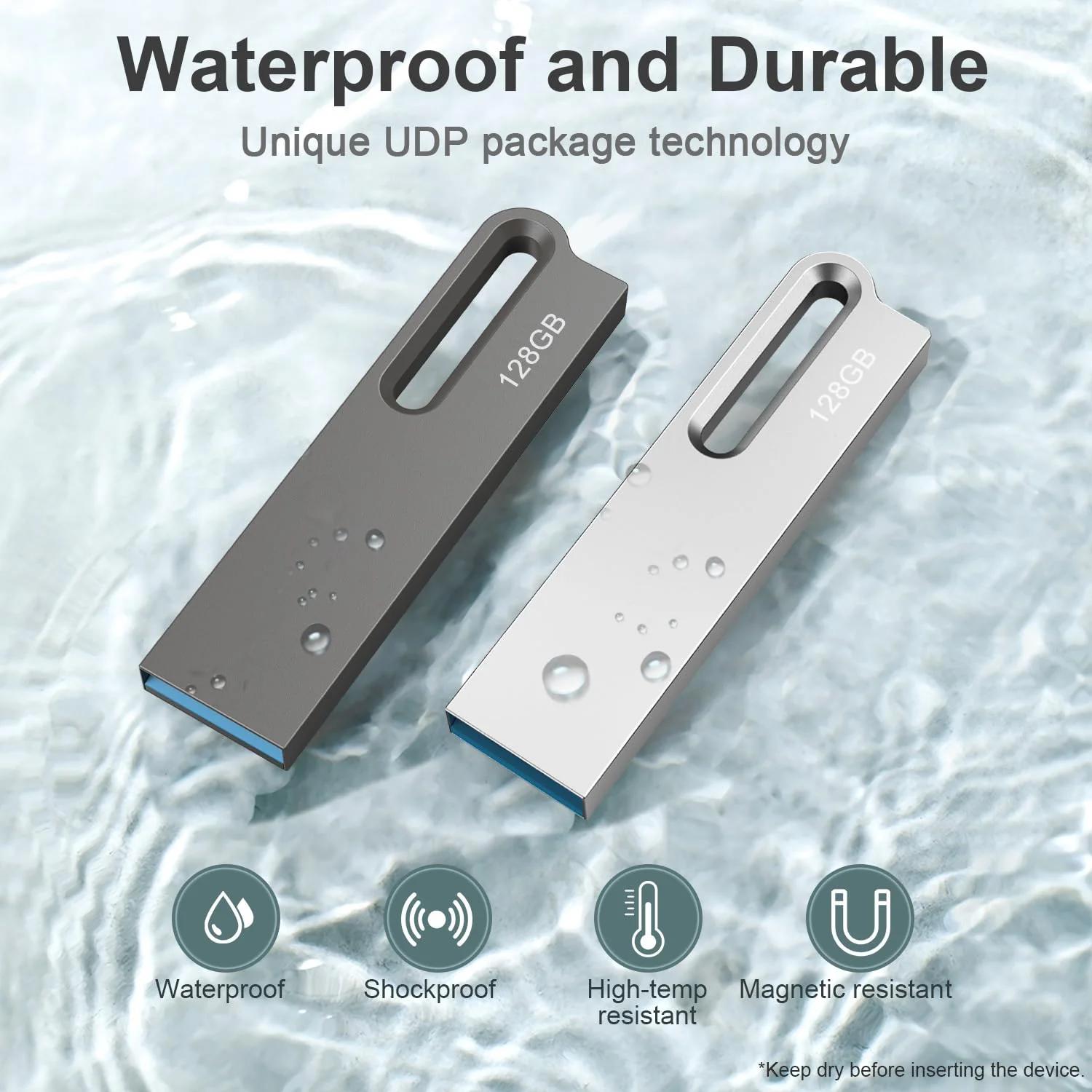 JOIOT vastupidav 128GB USB-mälupulk – ideaalne reisiks – lisavaade