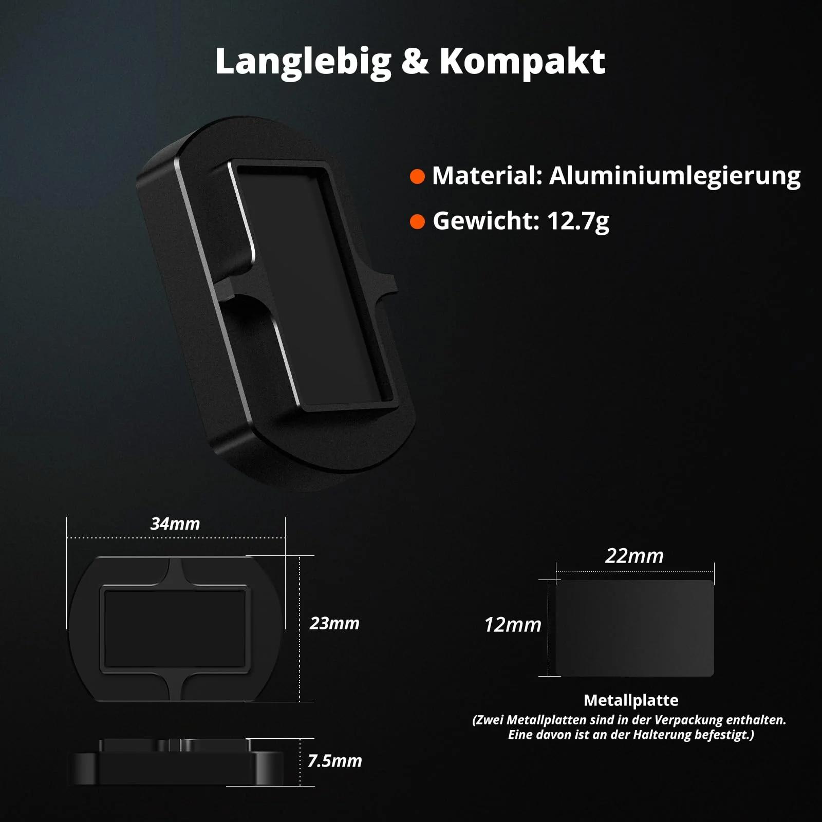 SUPMEGA robustne magnethoidik auto armatuurlauale — metalliline – pilt 6
