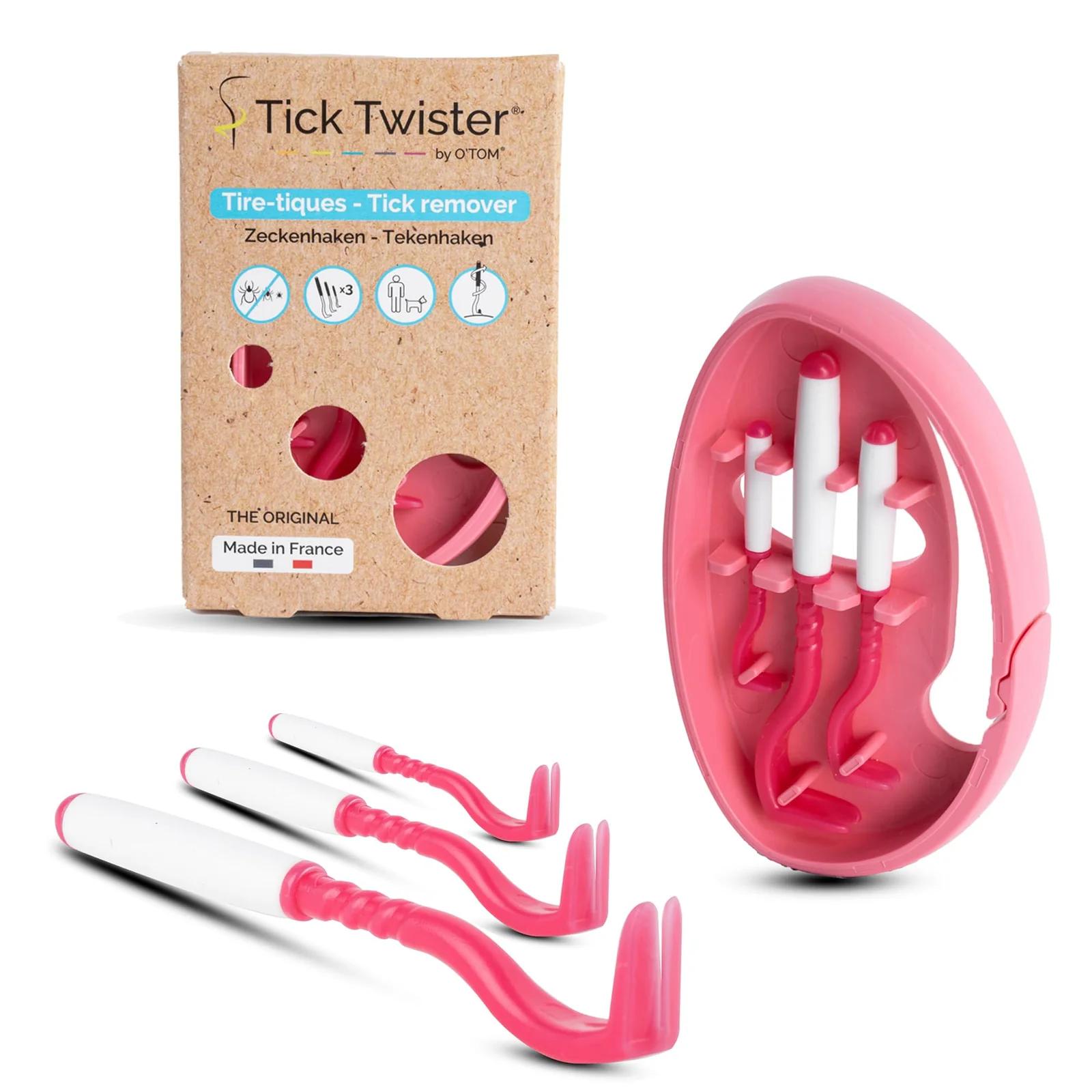 Tick Twister vastupidav tikkuhaak koos hoiukarbiga — turvaline