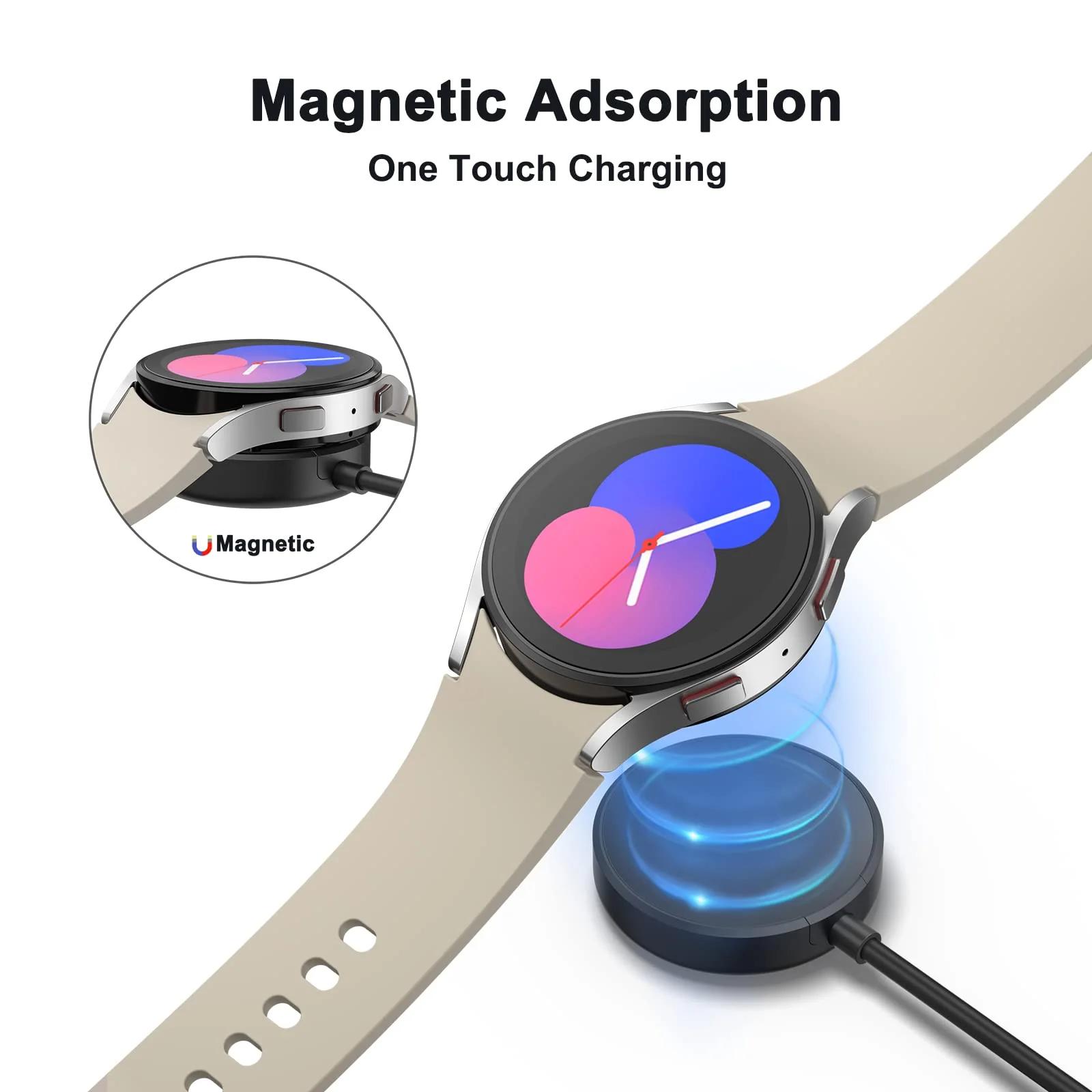 Oumida magnetiline laadimisalus Samsung nutikelladele, kompaktne – detailne vaade