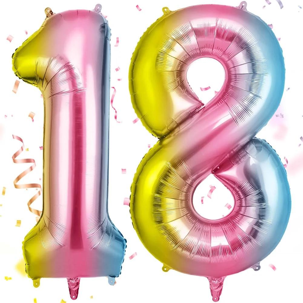OFFCUP suurepärane fooliumballoon number — dekoratiivne ja