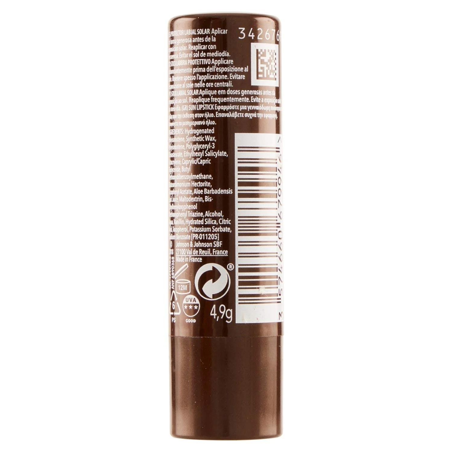 Piz Buin niisutav päikesekaitse huulepulk SPF30 — Aloe Vera – pakend ja tarvikud