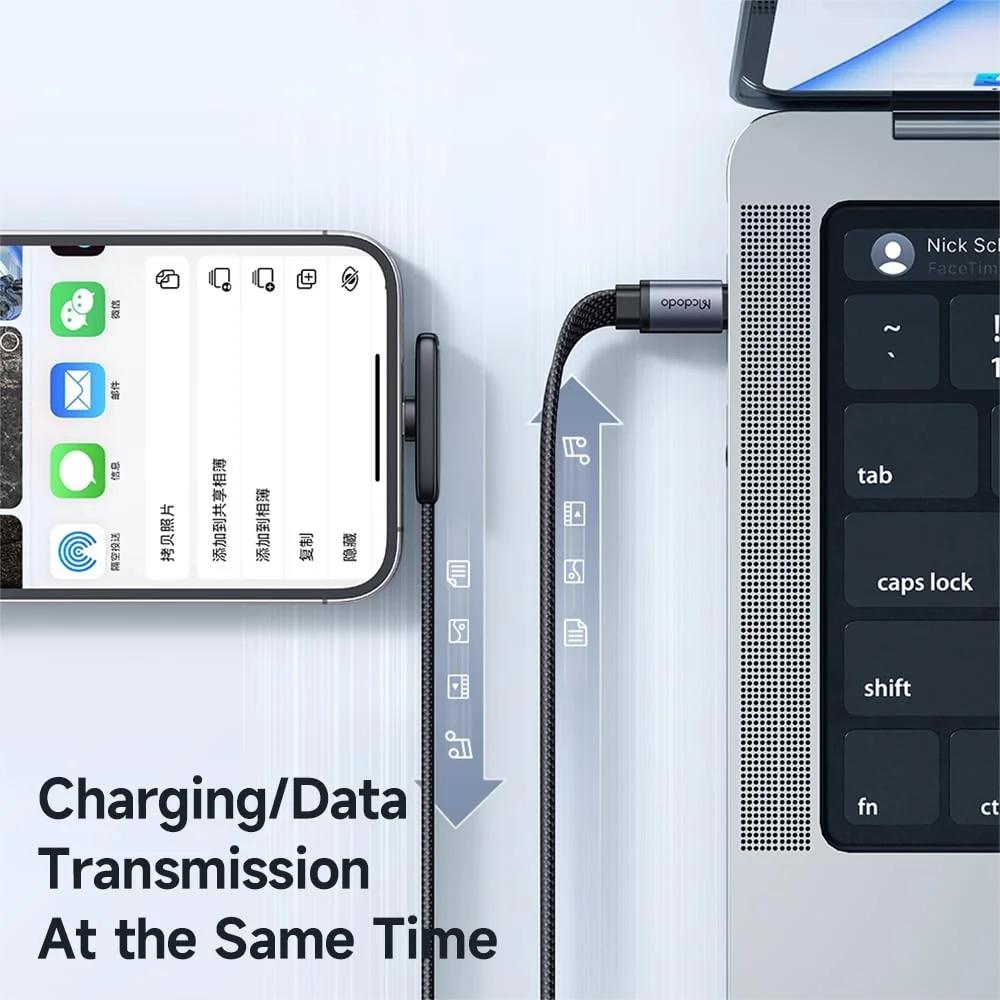 mcdodo vastupidav 36W USB-C–Lightning kiirkaabel iPhone’ile – lisavaade