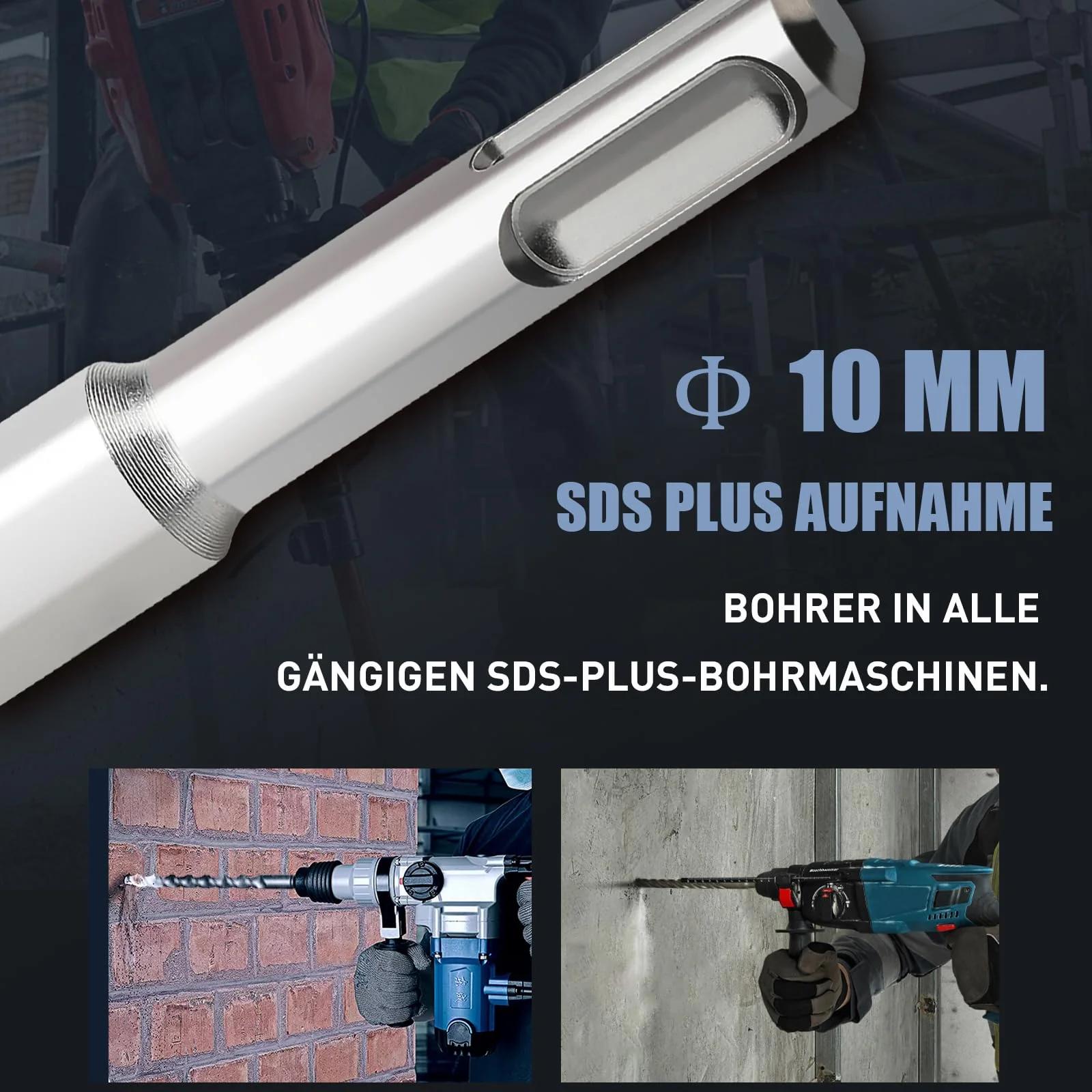 MOXPIFY tugev SDS-Plus betoonipuur 10×160 mm – vastupidav tera – kasutusnäide