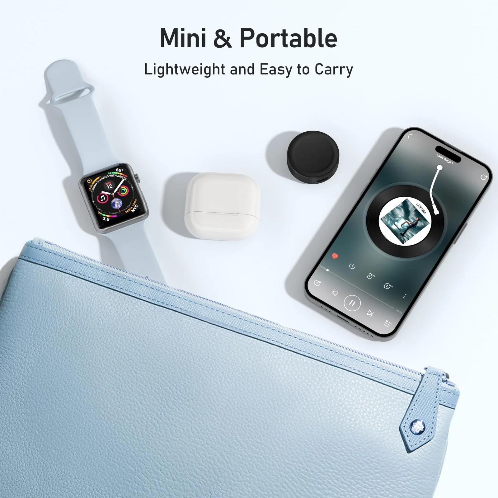 Elebase alumiiniumist kaasaskantav magnetlaadija Apple Watchile – pilt 6