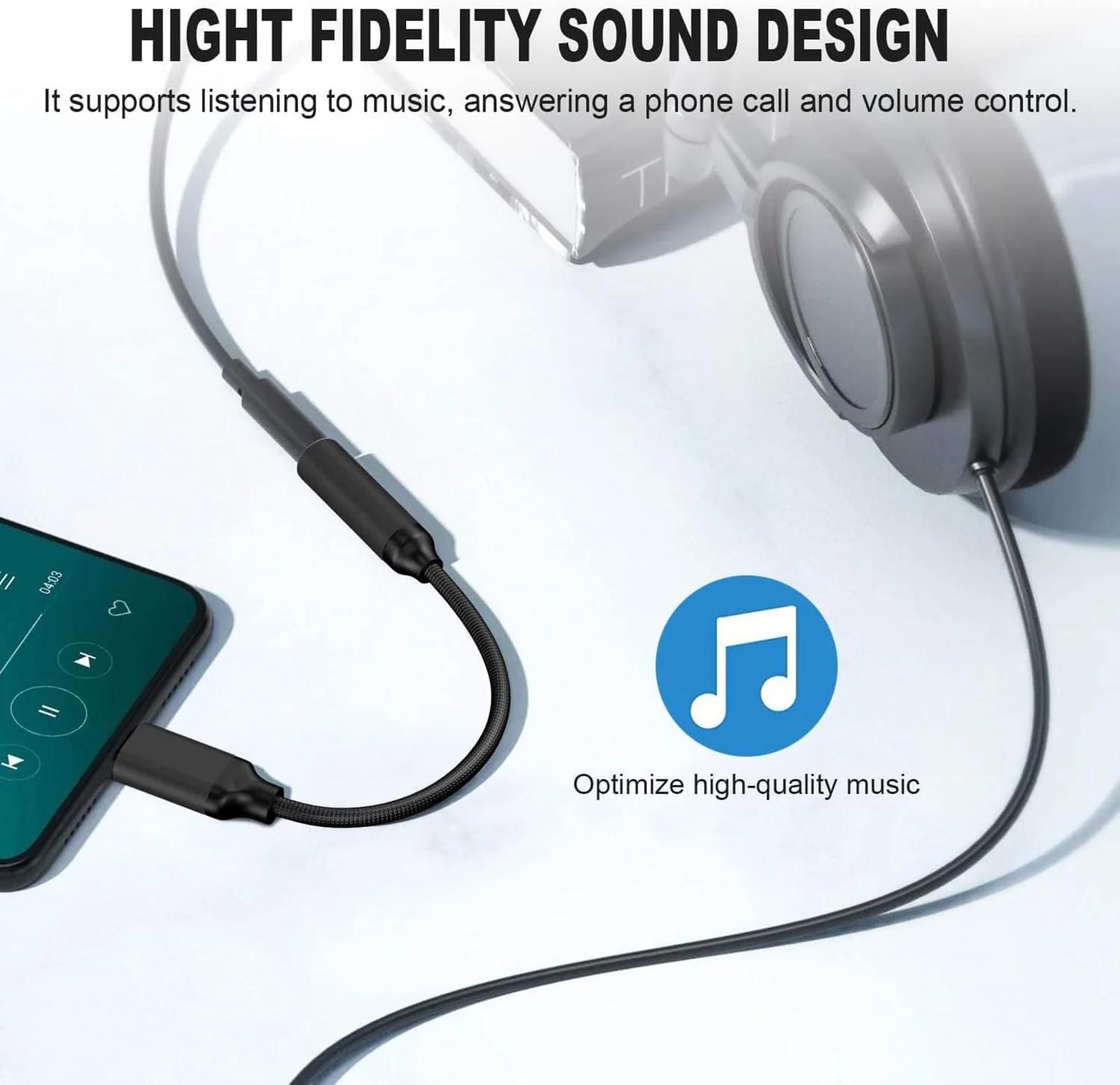 MOSON USB-C kuni 3,5 mm adapter – Hi-Fi heli kaasas – pilt 6