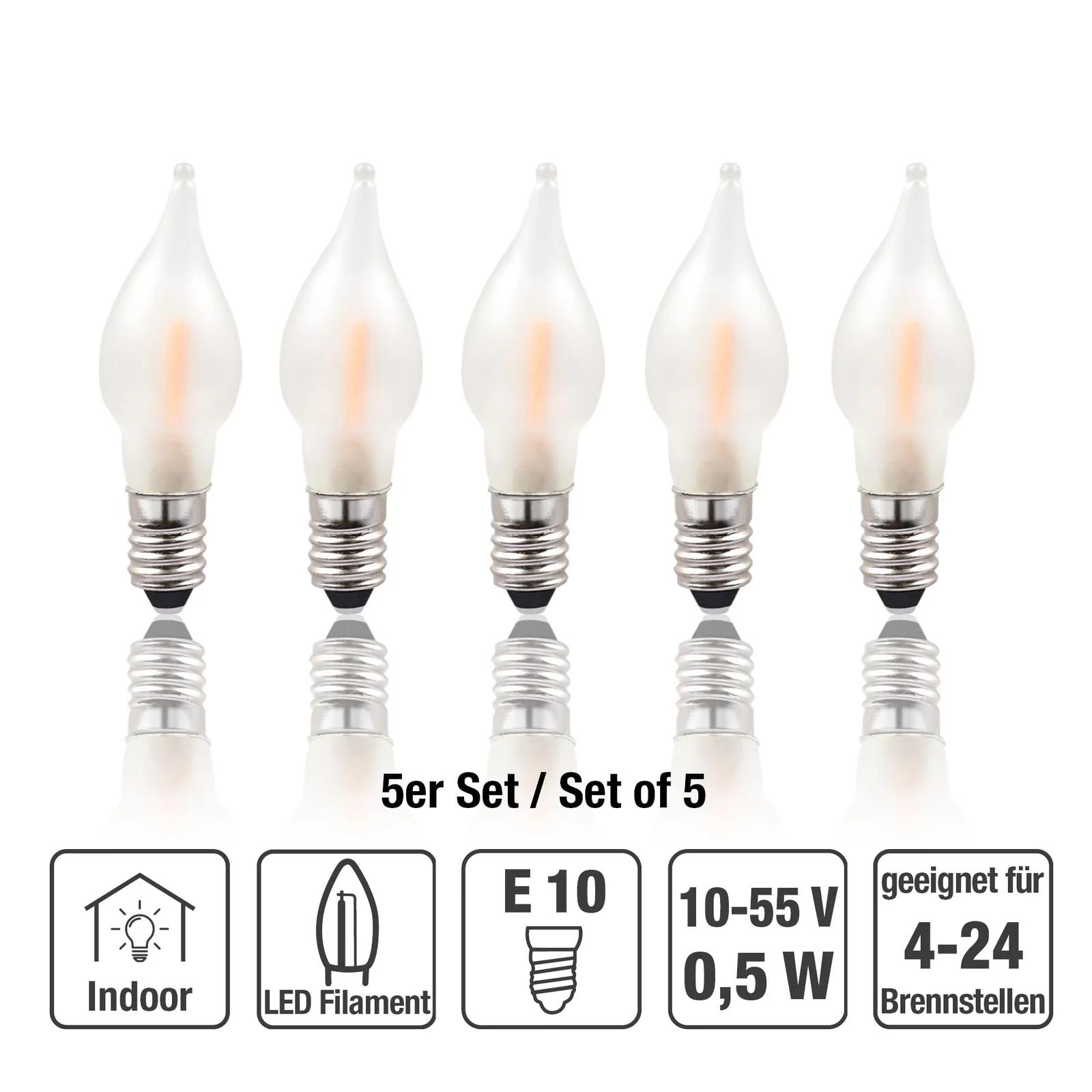 hellum LED-riietusega asendusküünlad sisekasutuseks – kasutusnäide