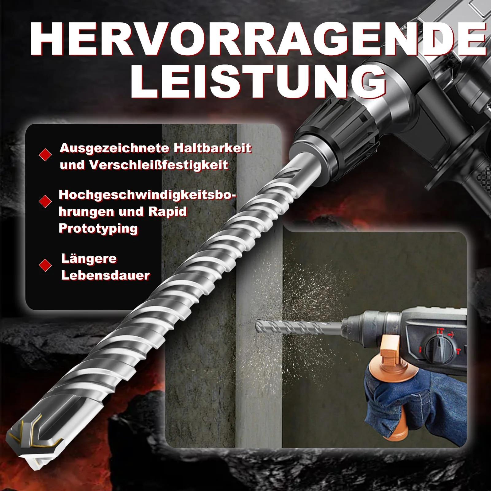 METOTY vastupidav SDS Plus 5×110 mm betoonipuur – pilt 7