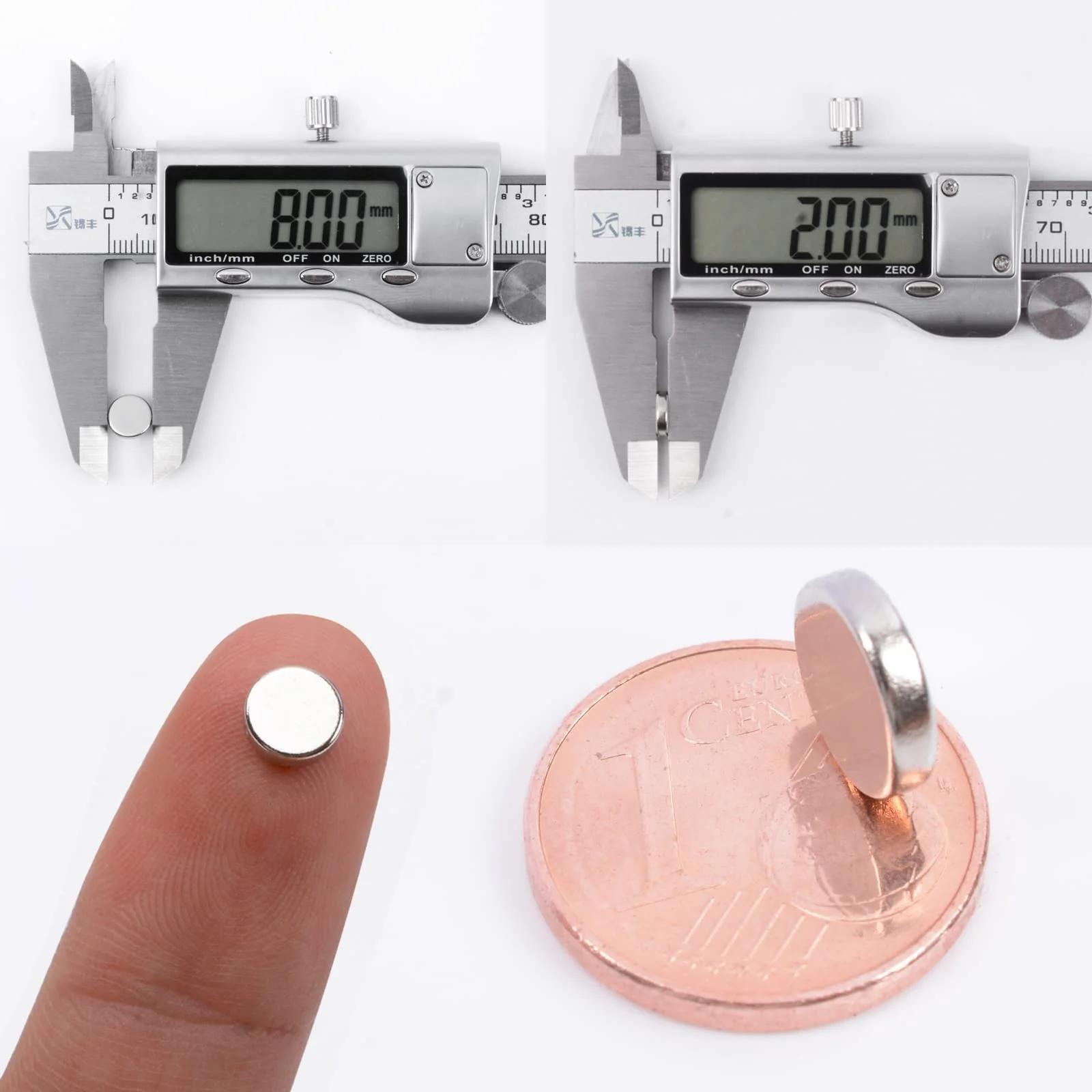MIN CI tugevad mini neodüüm-magnetid 8x2mm – lisavaade