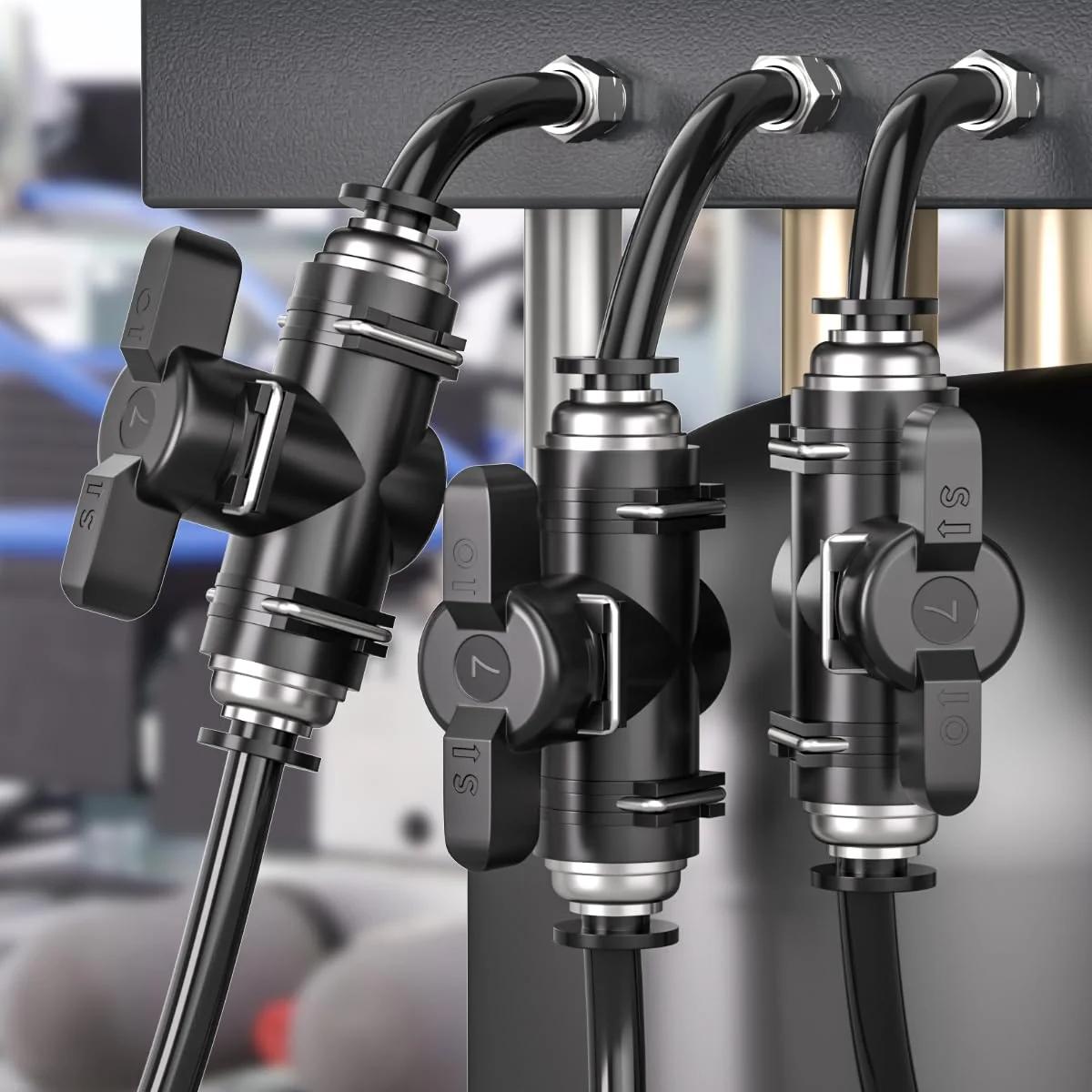 Bwintech vastupidav 8mm pneumaatiline voolikuliitmik FY15-123 – detailne vaade