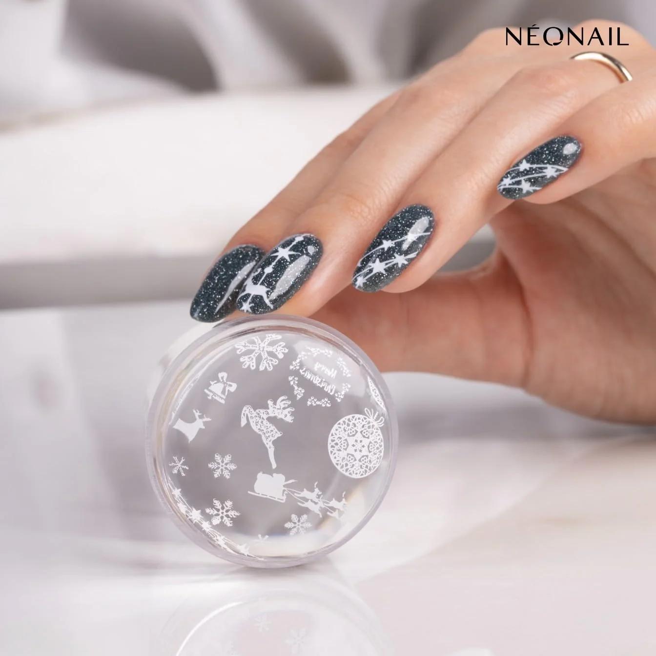 NÉONAIL Stamping Plate 10224 – pühade teemaline nail art – pilt 6