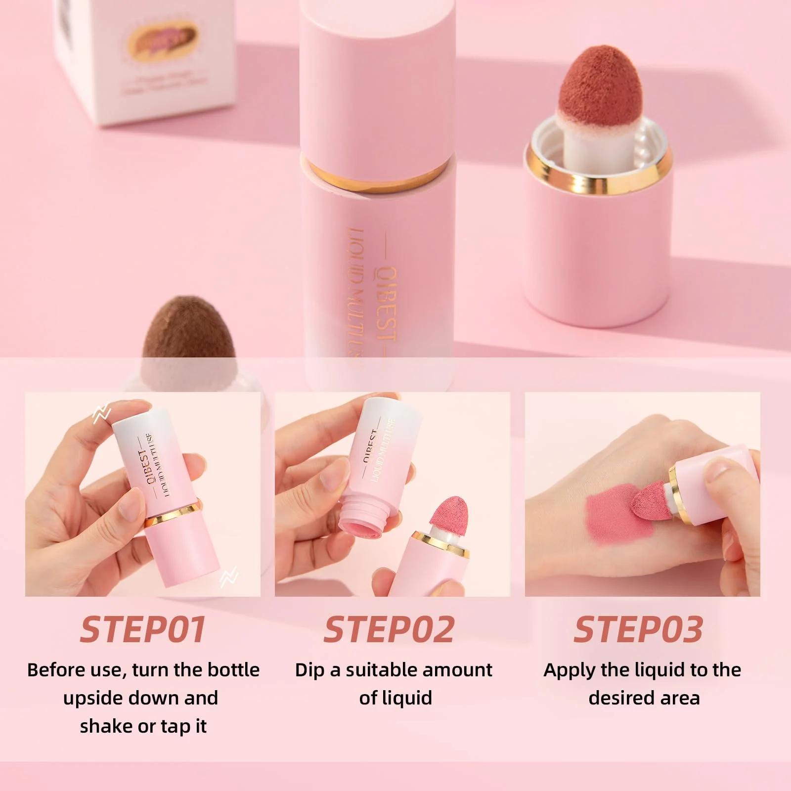 HOPHAT kolmikmeik: kauapüsiv kontuur, rouge ja highlighter – pilt 9
