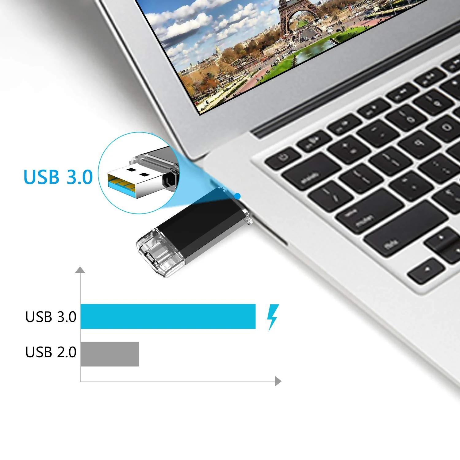 KEXIN 512GB kõvakestaga USB mälupulk — USB-C ja USB-A OTG – pilt 7