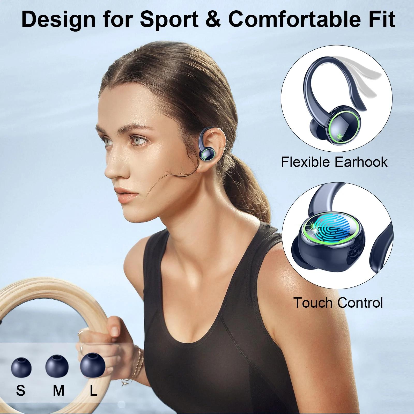 Matast sportlik veekindel C16 in-ear kõrvaklapid Hi‑Fi heliga – lisavaade
