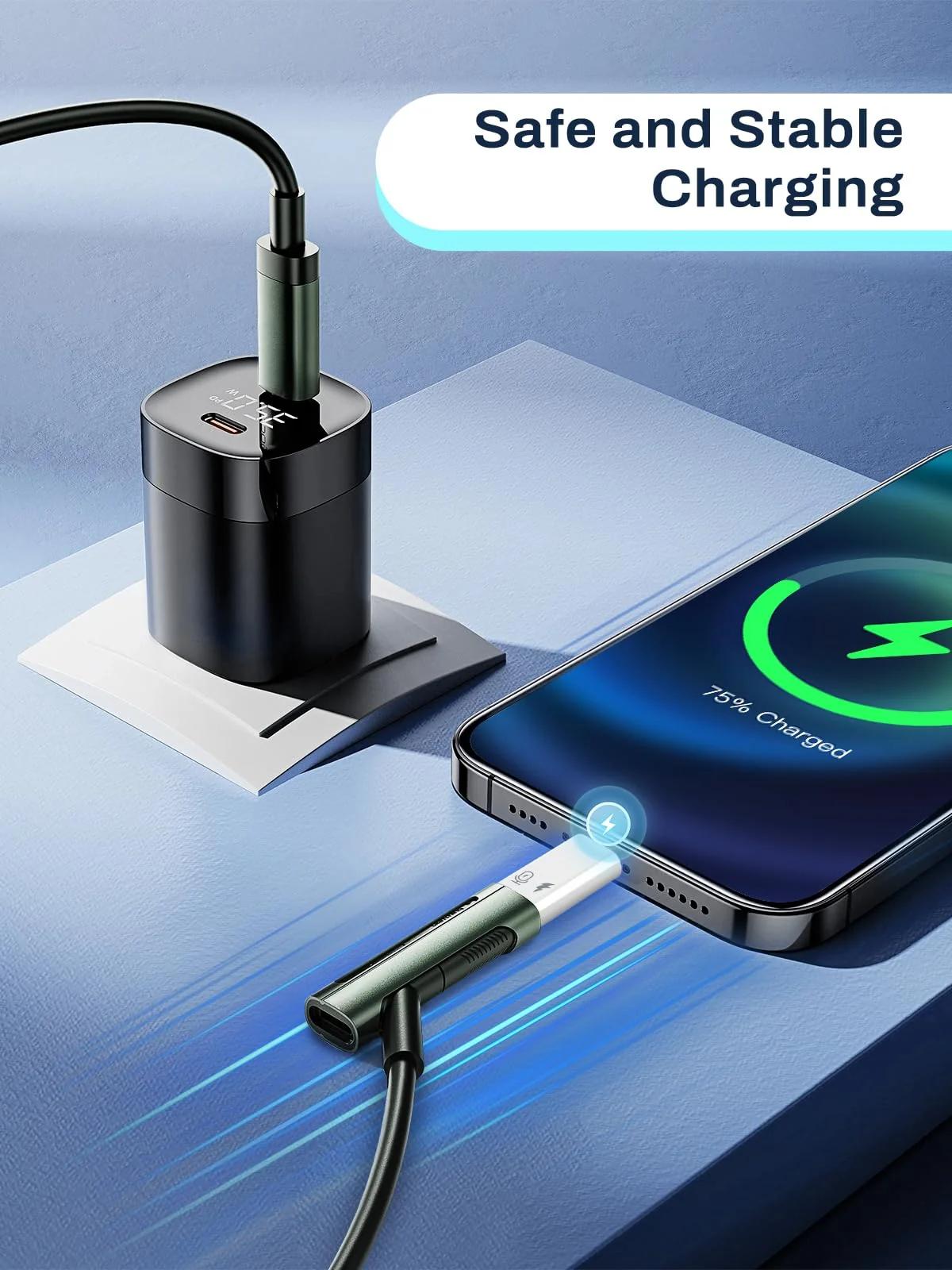 TiMOVO kerge alumiiniumist USB‑C–Lightning adapter mikrofonidele – kasutusnäide