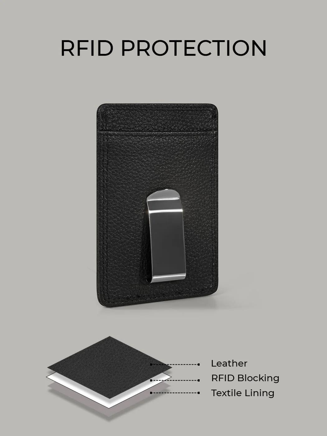 REDOLZ nahast slim-kaardikarp RFID-kaitsega — elegantne kingitus – pilt 6