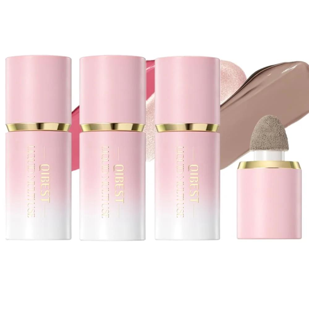 HOPHAT kolmikmeik: kauapüsiv kontuur, rouge ja highlighter