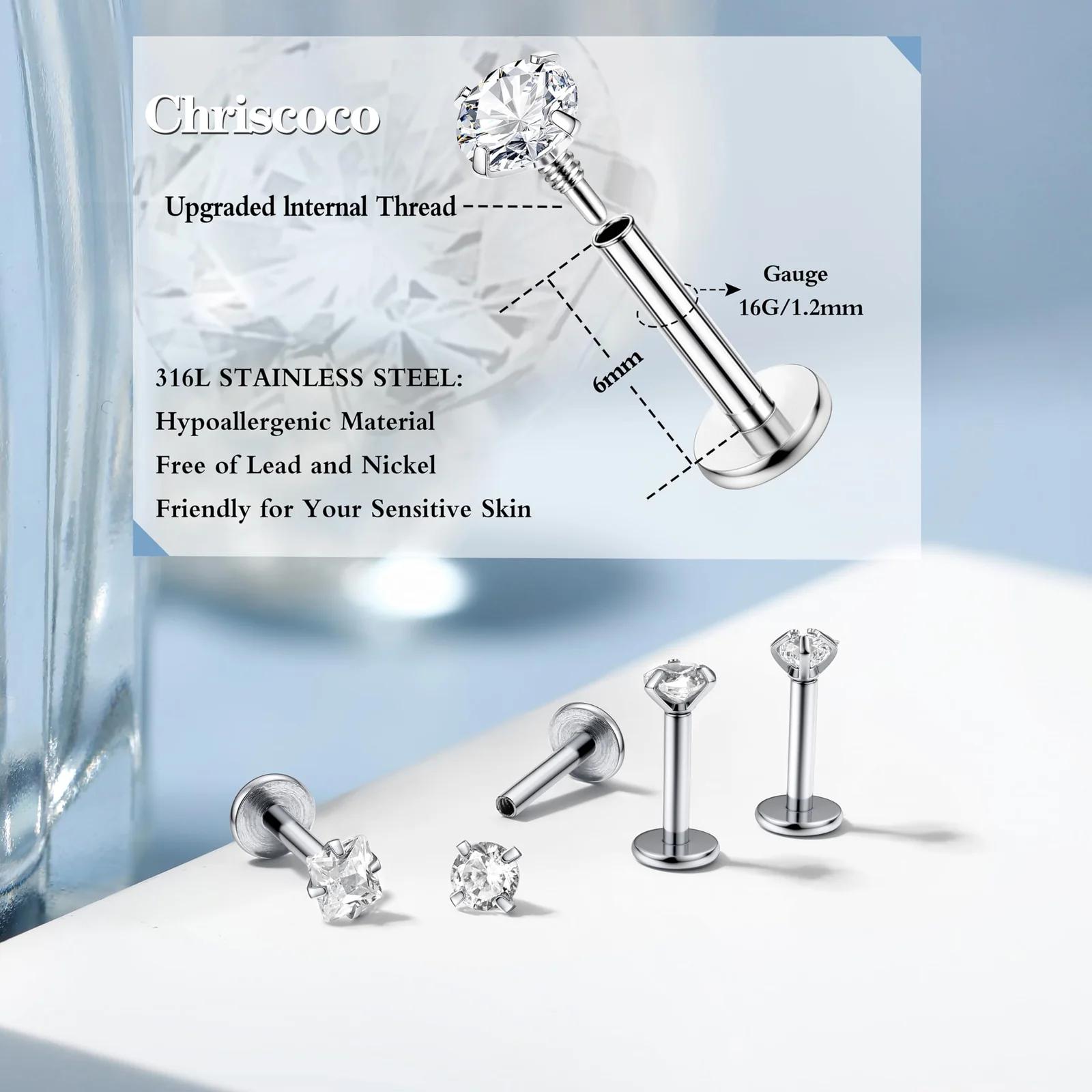 Chriscoco CO-04-P0002-1.2-6-S piercingud – pakend ja tarvikud – pere teema charm