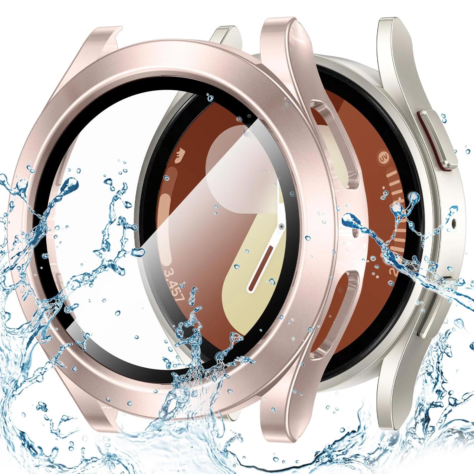 Kamita veekindel kaitsekorpus Galaxy Watch7 40mm roosakuldne